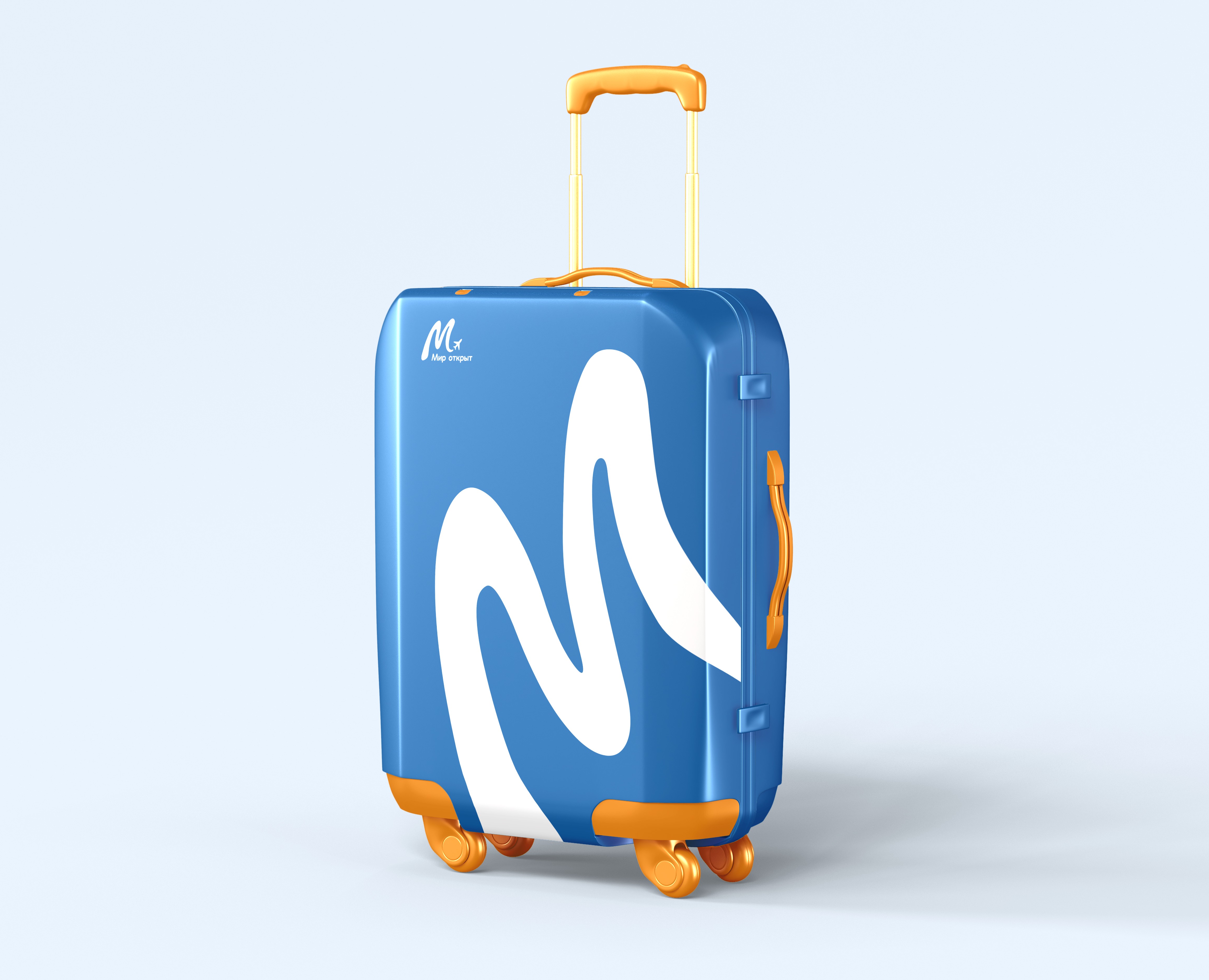 Логотип для турагенства "Мир Открыт" — Брендинг на Dprofile