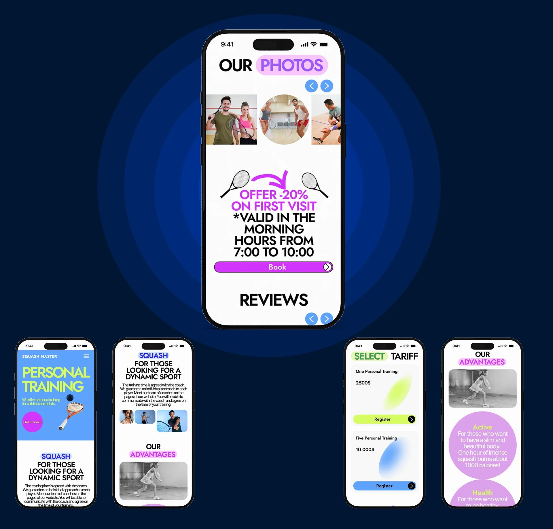 SQUASH MASTER — Изображение №7 — Интерфейсы на Dprofile