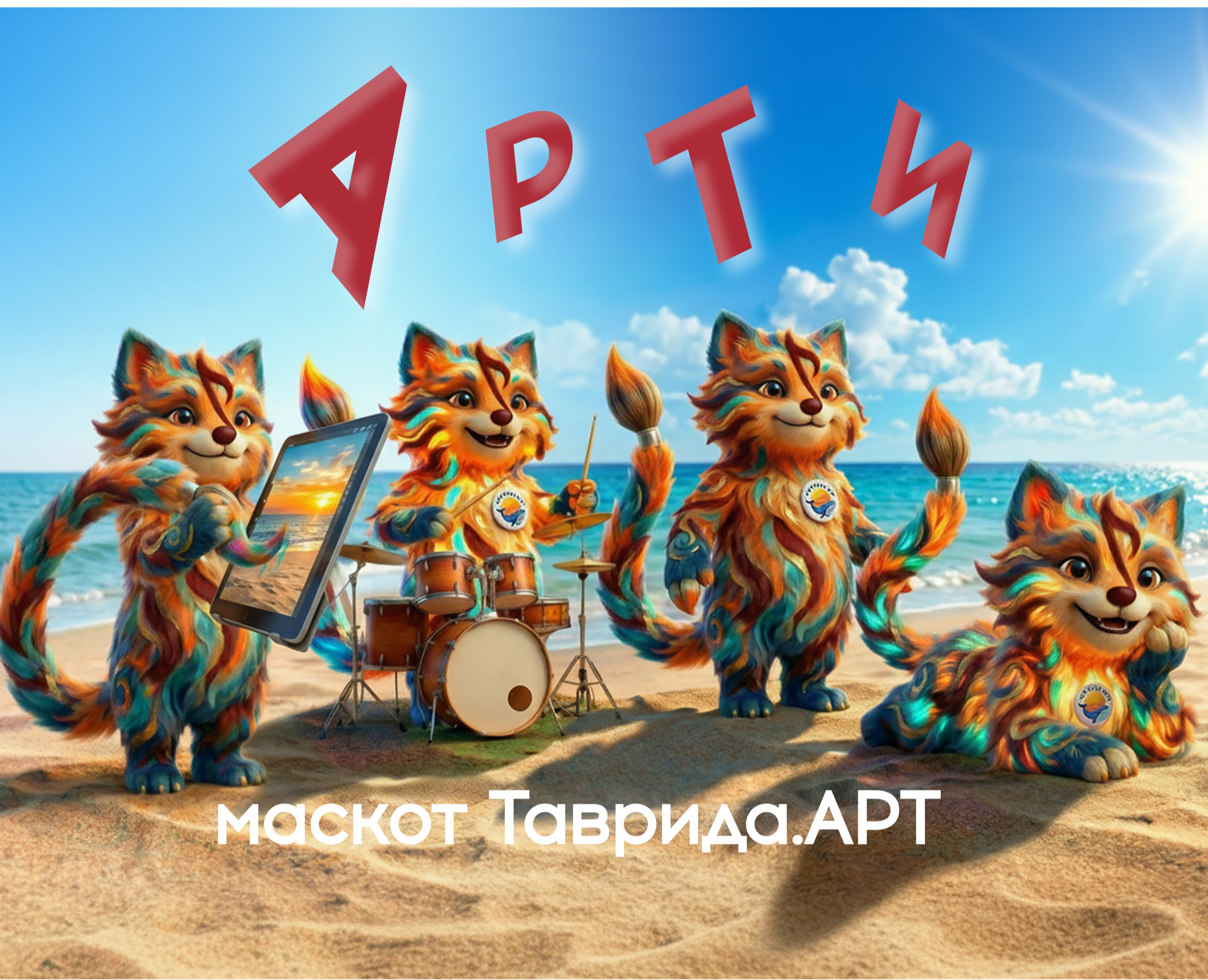 Маскот Арти — Иллюстрация, Анимация на Dprofile