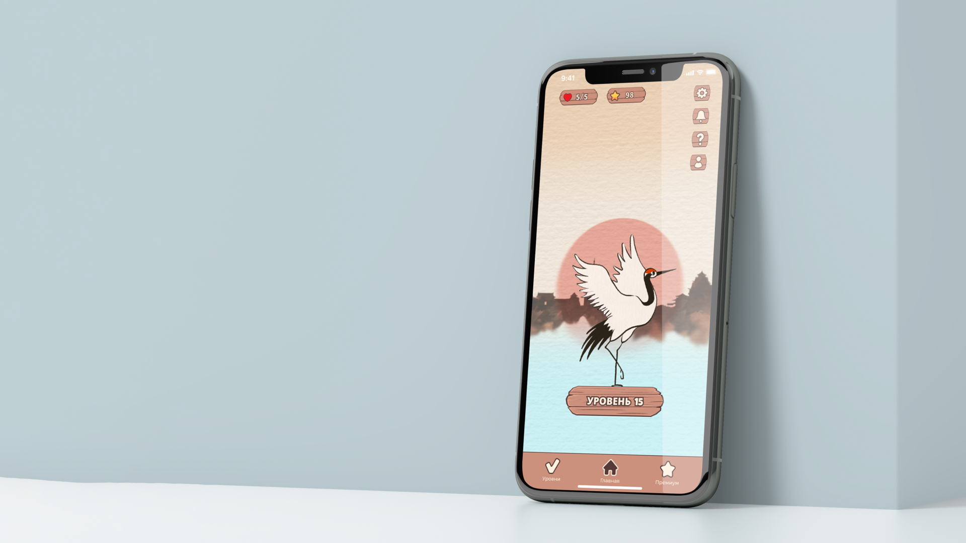 Проект: Мобильная игра «Stork adventure» — Изображение №3 — Интерфейсы, Брендинг на Dprofile