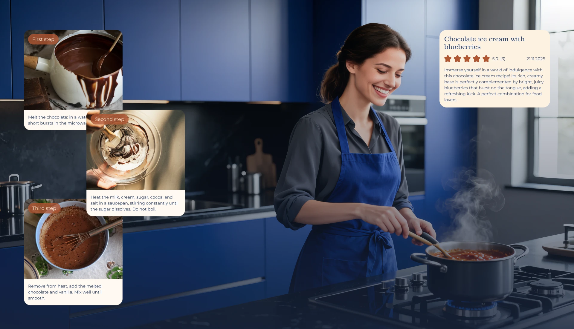 Recipe application Gourmet Palette — Изображение №6 — Интерфейсы на Dprofile