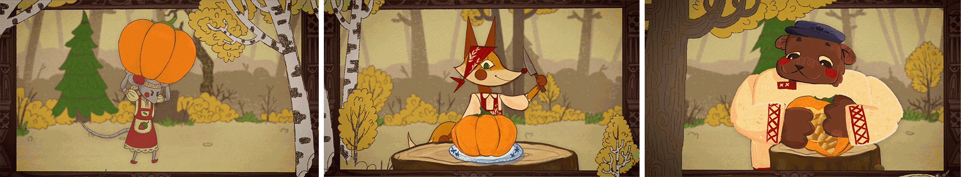 ЛЕСНАЯ КУХНЯ - анимационный ролик/анимация — Изображение №6 — Иллюстрация, Анимация на Dprofile