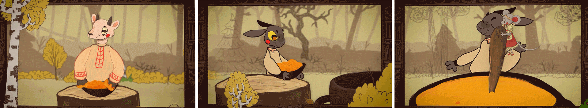 ЛЕСНАЯ КУХНЯ - анимационный ролик/анимация — Изображение №12 — Иллюстрация, Анимация на Dprofile