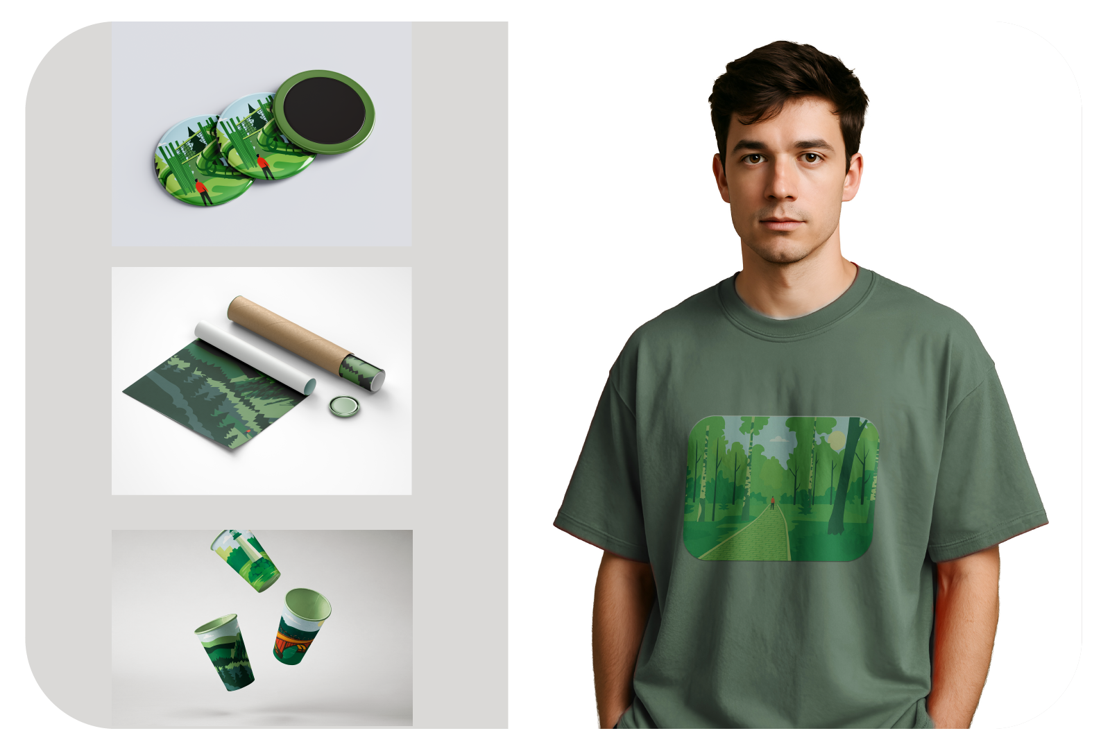 Зеленый Красноярск — Изображение №9 — Брендинг, Графика на Dprofile