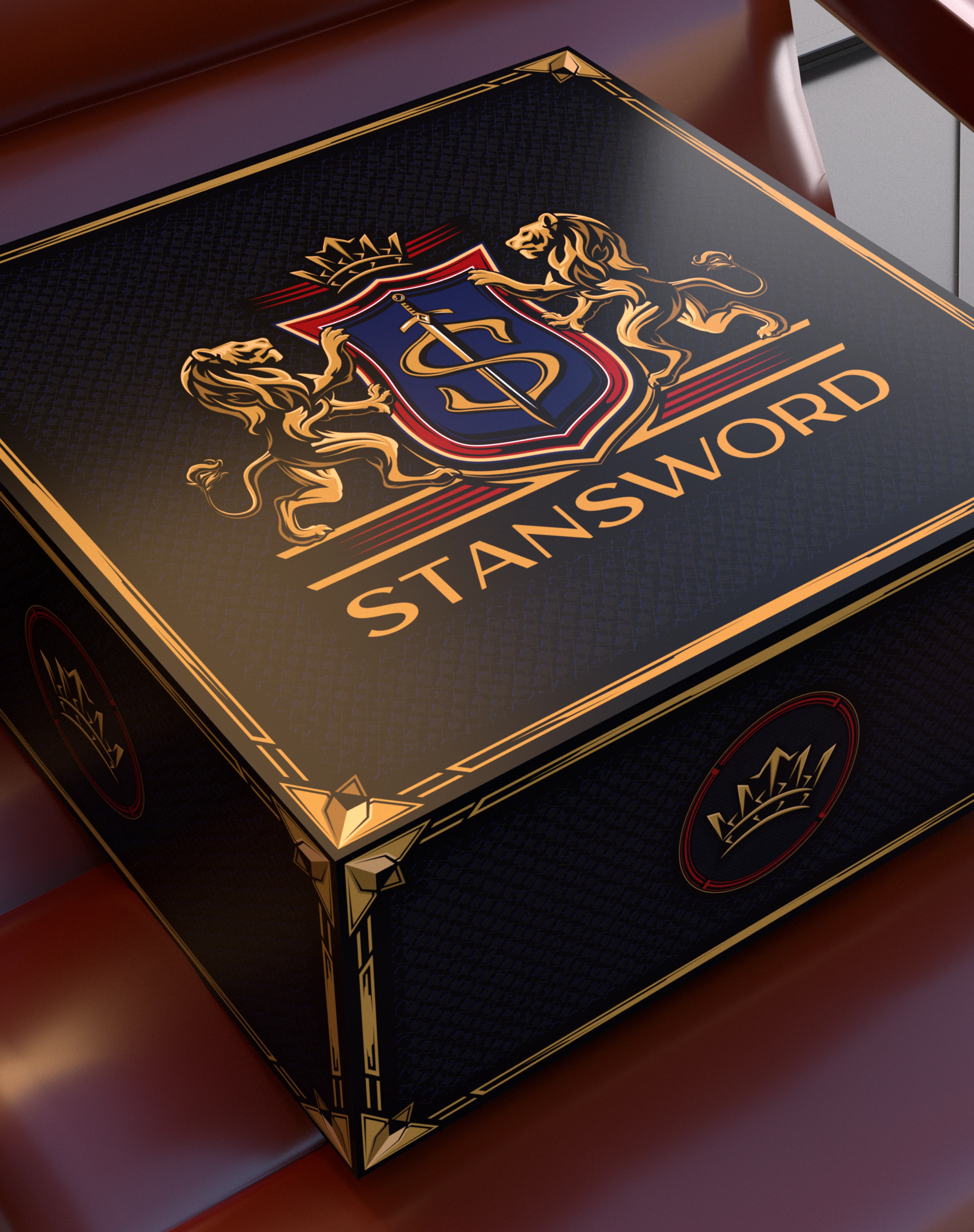 ЛОГОТИП + ДИЗ. УПАКОВКИ = STANSWORD - Бренд мужской одежды — Изображение №2 — Брендинг, 3D на Dprofile