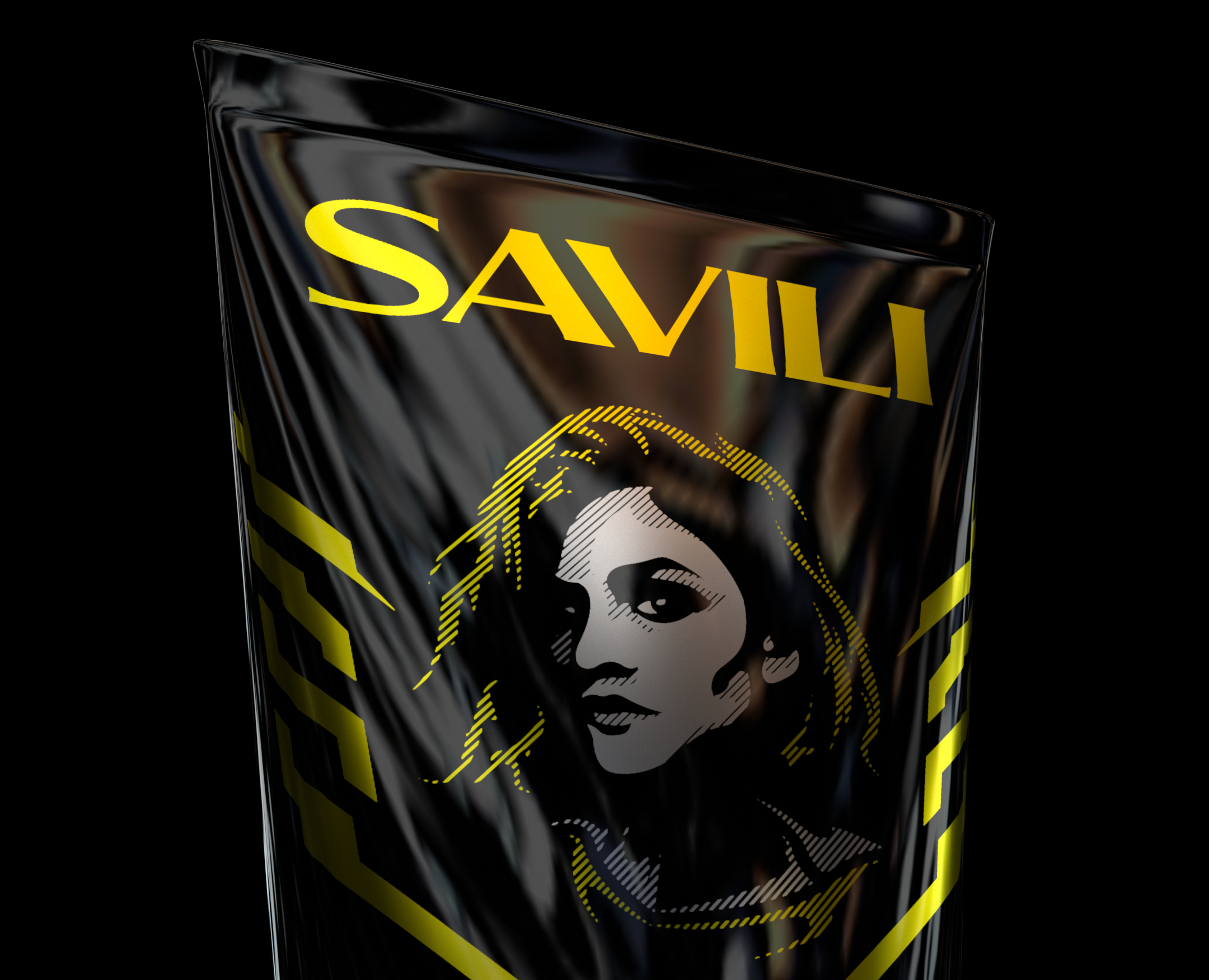 ЛОГОТИП + ДИЗ. УПАКОВКИ = SAVILI - Бренд косметики — Брендинг, 3D на Dprofile