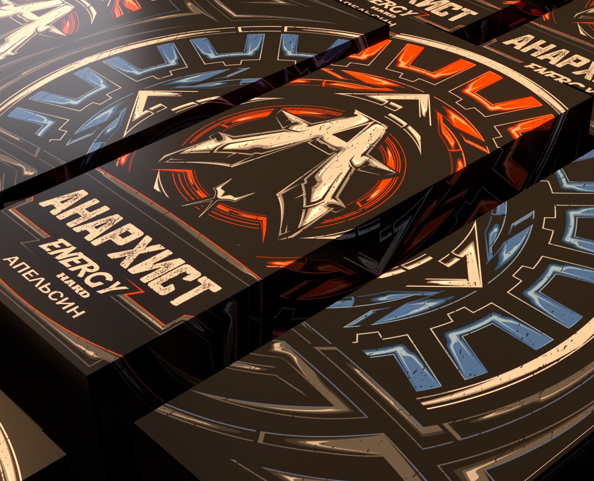 ЛОГОТИП + ДИЗ. УПАКОВКИ = АНАРХИСТ - Жидкость для вейпов — Брендинг, 3D на Dprofile