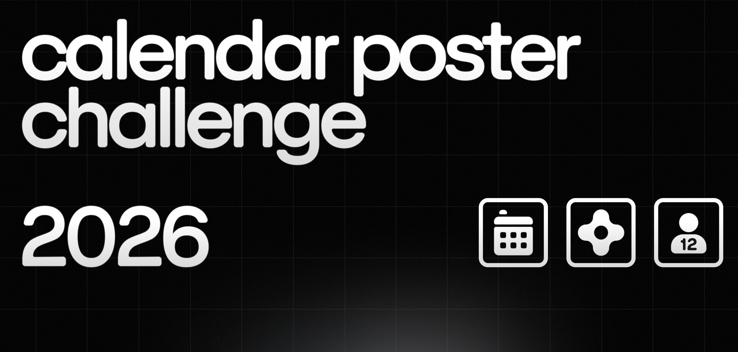 CALENDAR POSTER CHALLENGE 2026 — Изображение №1 — Графика на Dprofile