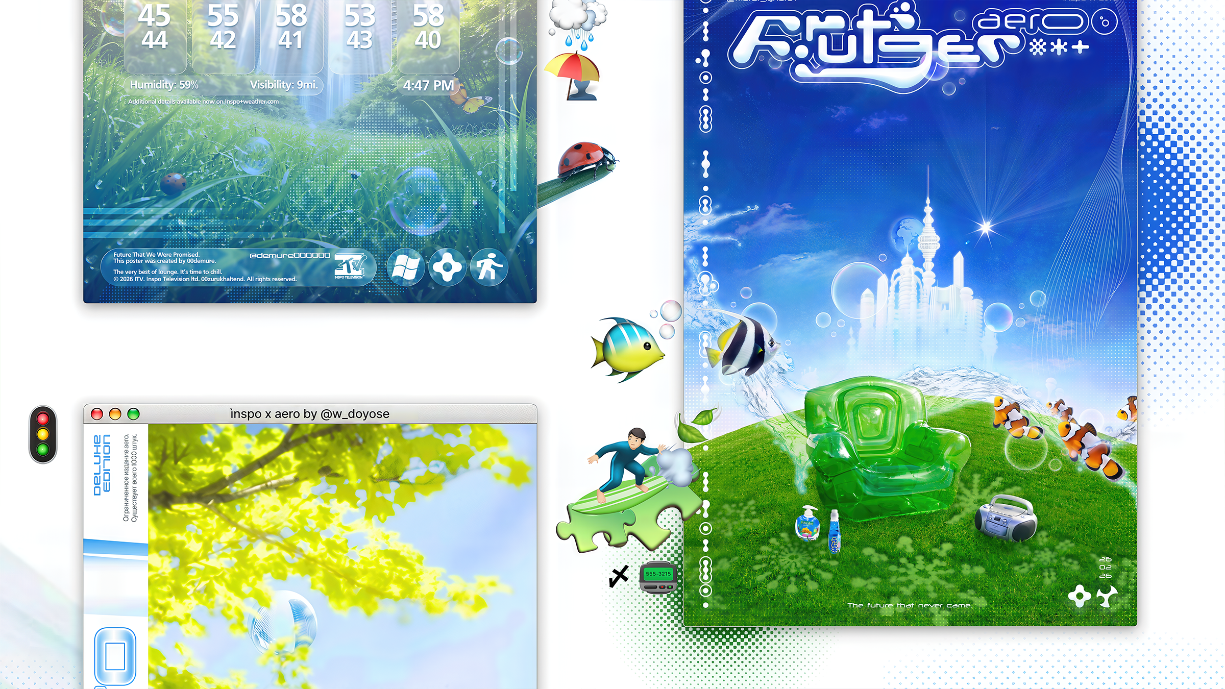 FRUTIGER AERO design challenge — Изображение №5 — Графика, Маркетинг на Dprofile