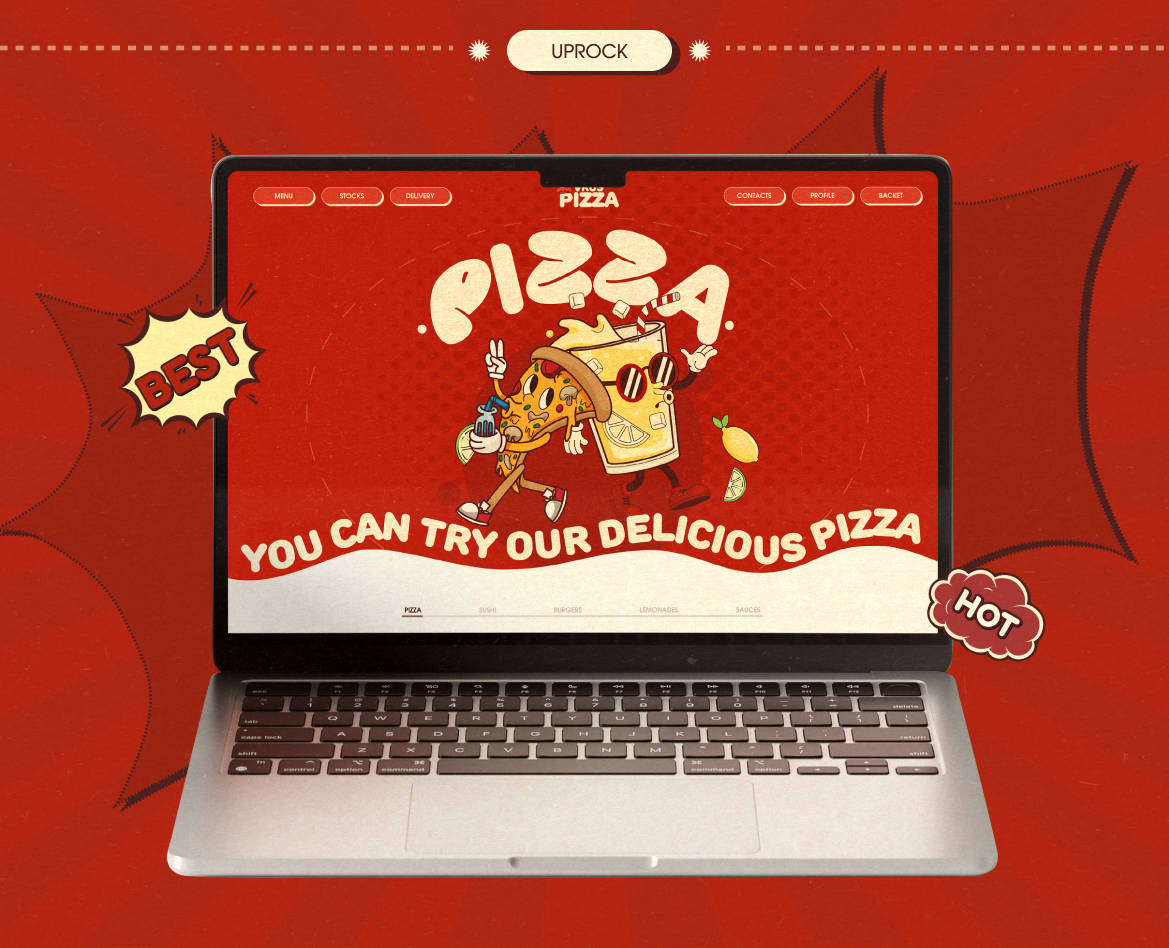 Online Pizza Store — Интерфейсы на Dprofile