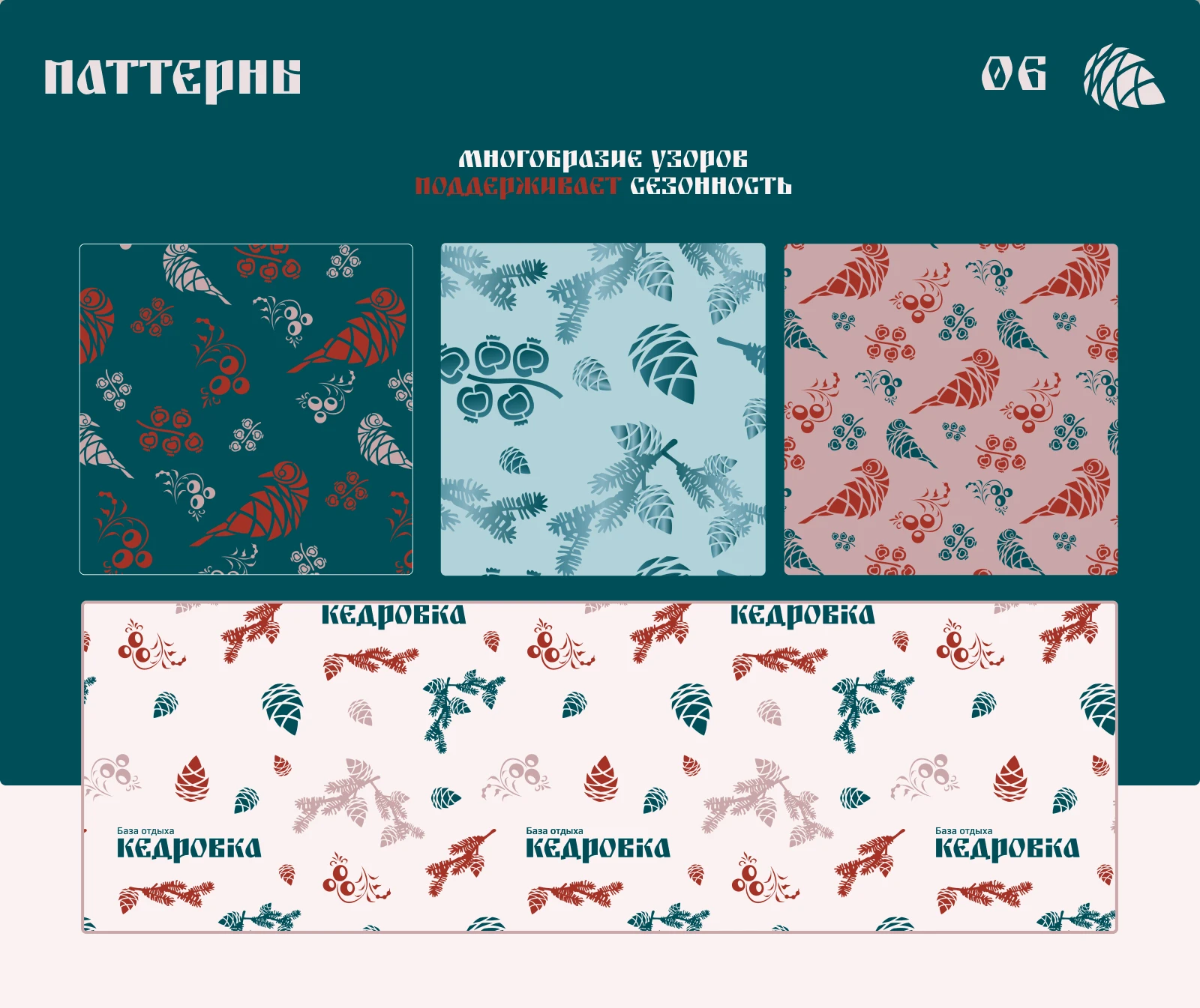 Разработка фирменного стиля для базы отдыха "Кедровка" — Изображение №10 — Брендинг на Dprofile