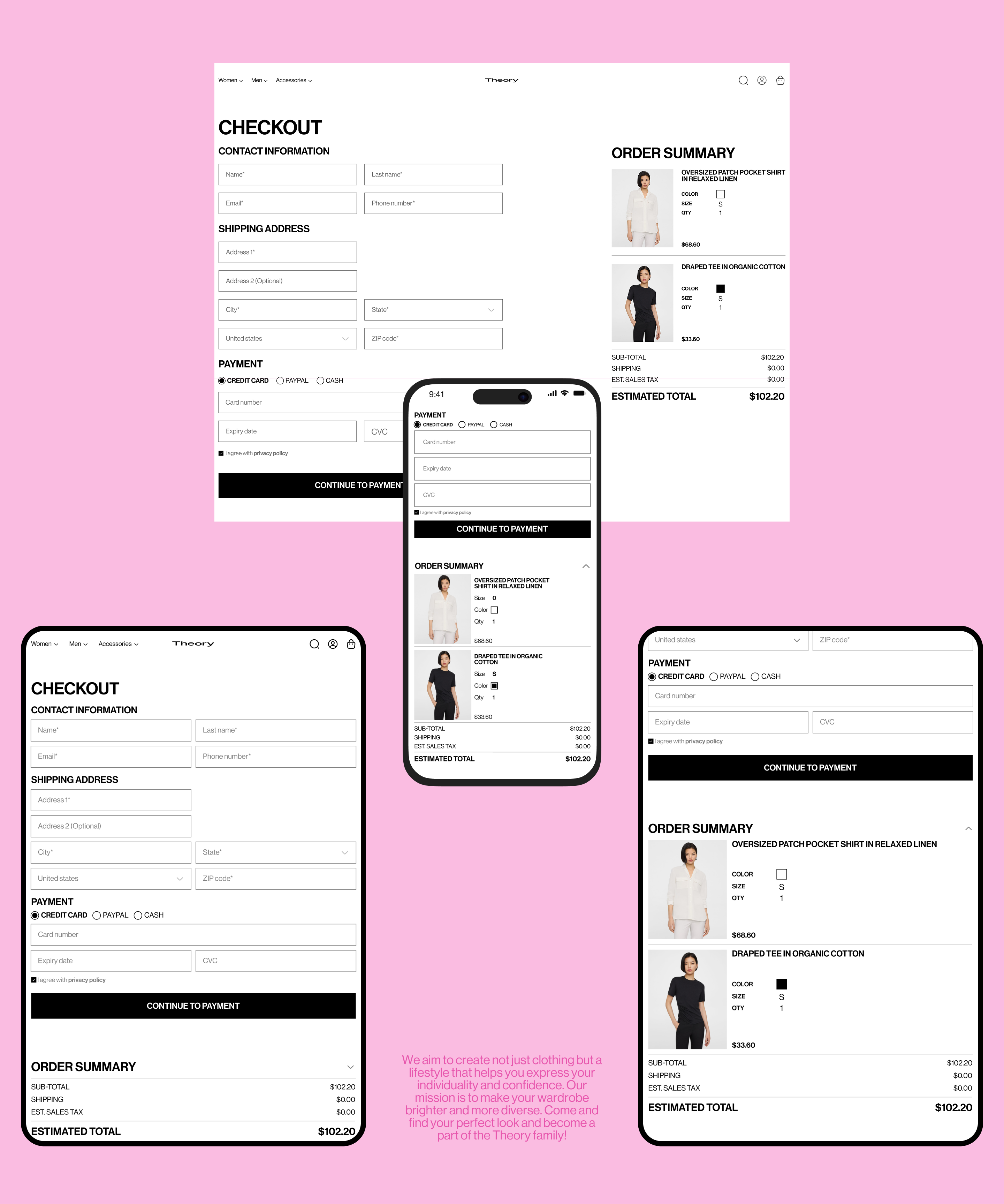 Theory | E - commerce — Изображение №13 — Интерфейсы на Dprofile