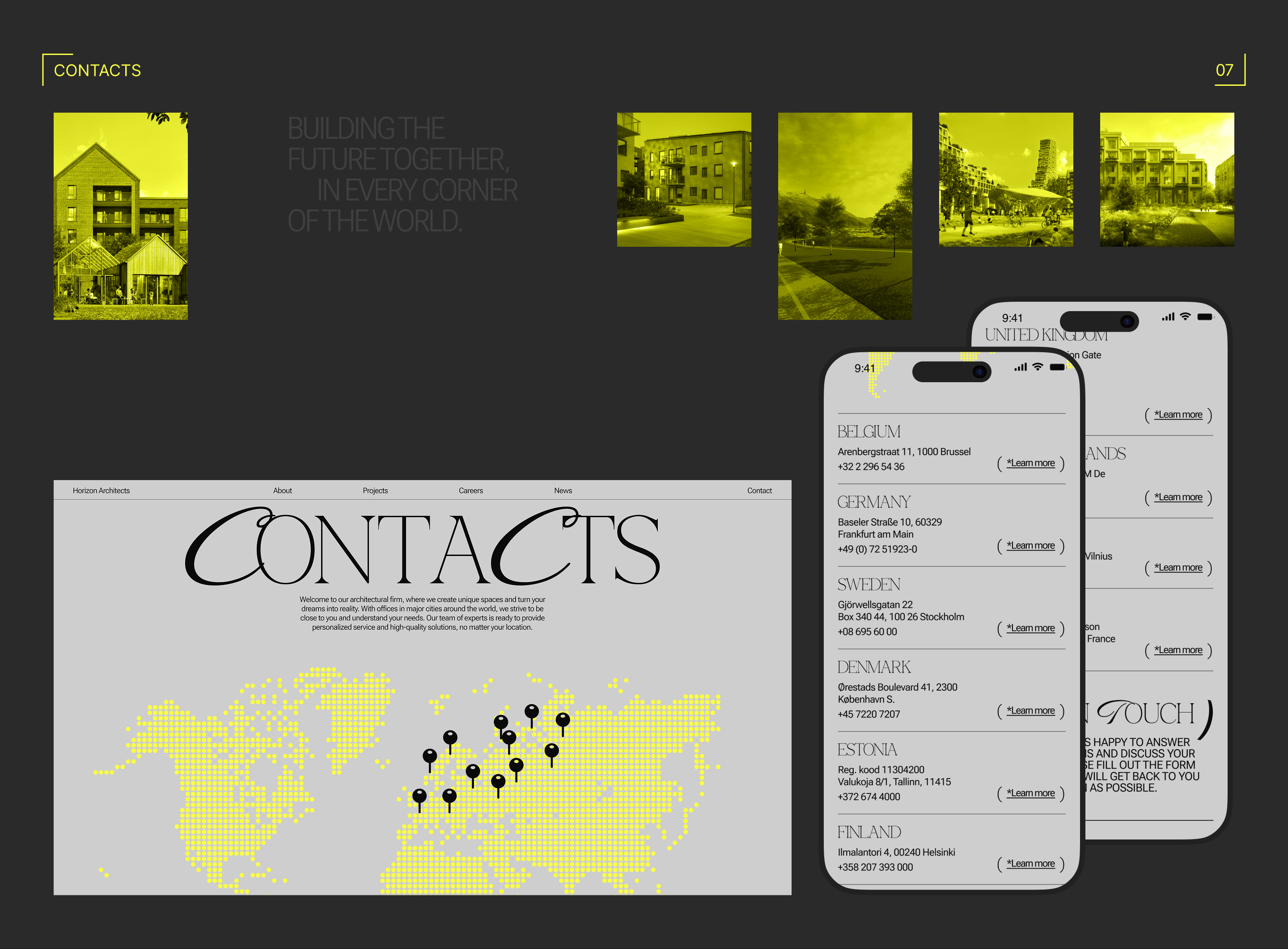 Архитектурное бюро "Horizon Architects" — Изображение №11 — Интерфейсы на Dprofile