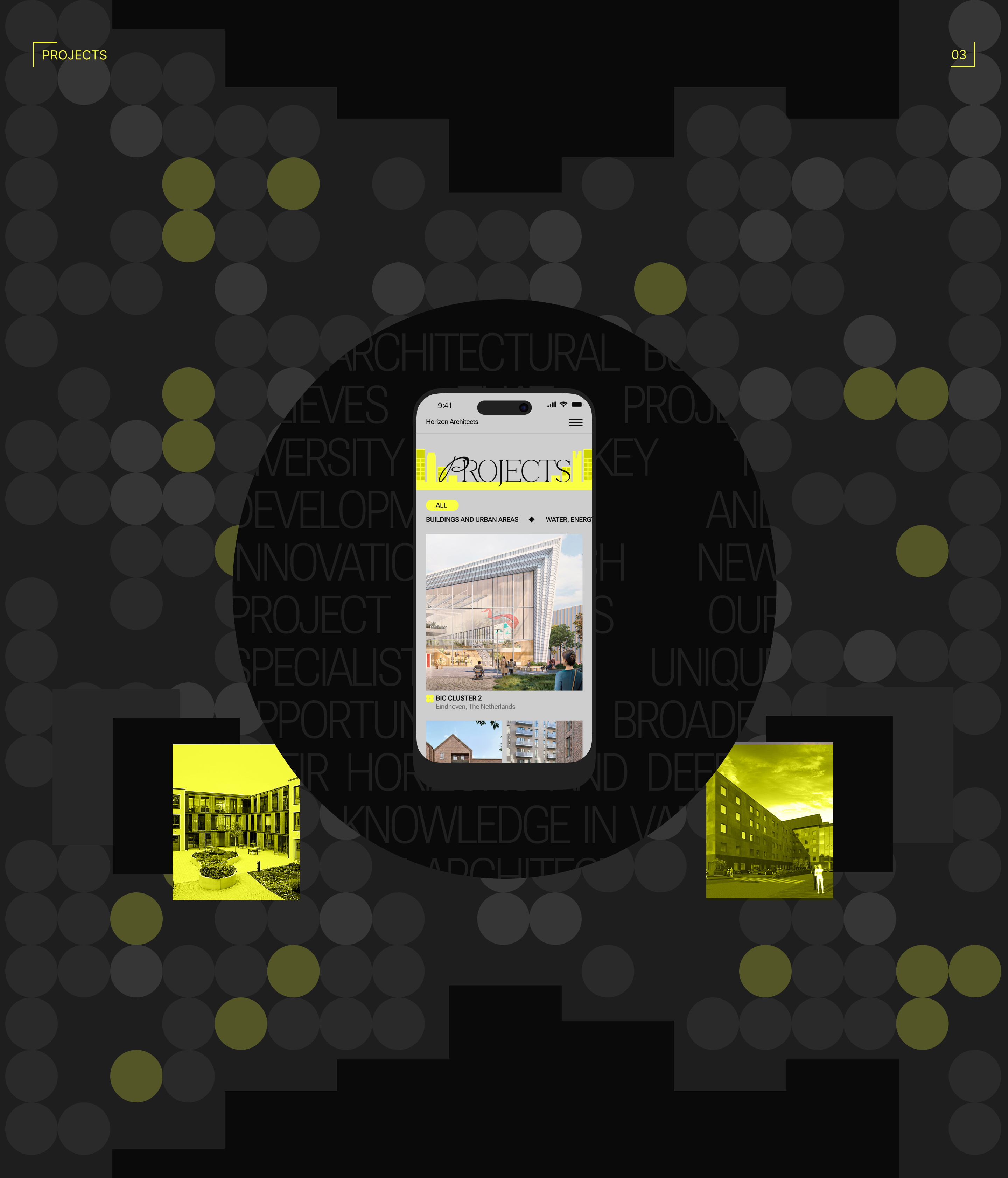 Архитектурное бюро "Horizon Architects" — Изображение №5 — Интерфейсы на Dprofile