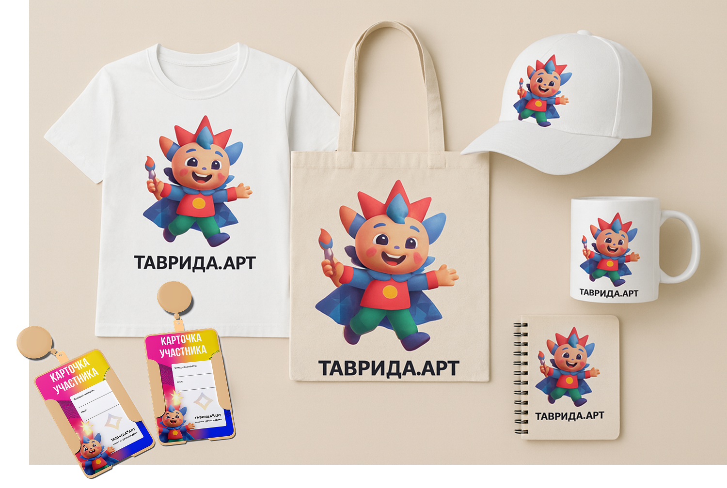 Маскот для Таврида.АРТ — Изображение №5 — Брендинг, Иллюстрация на Dprofile