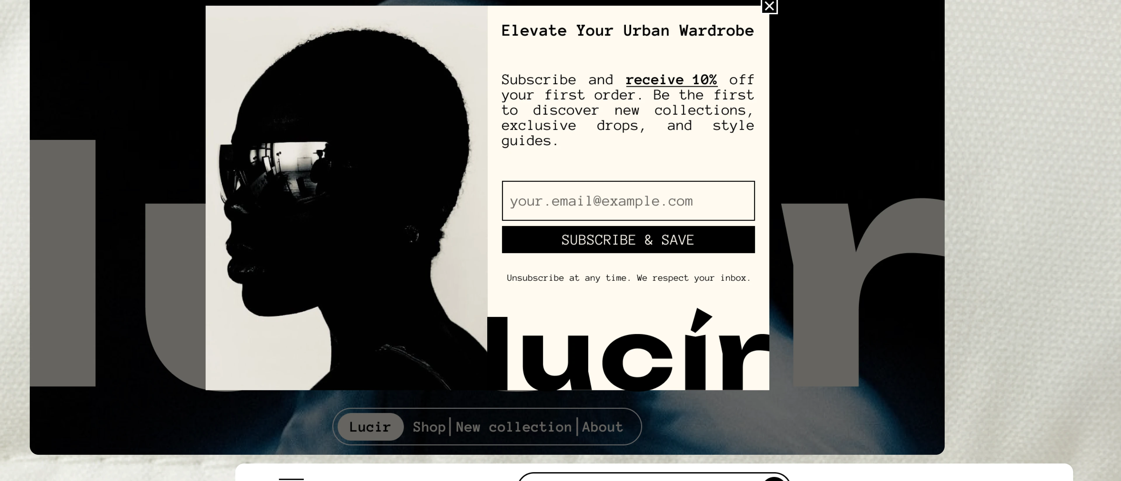 lucir | clothing store — Изображение №10 — Интерфейсы, Брендинг на Dprofile