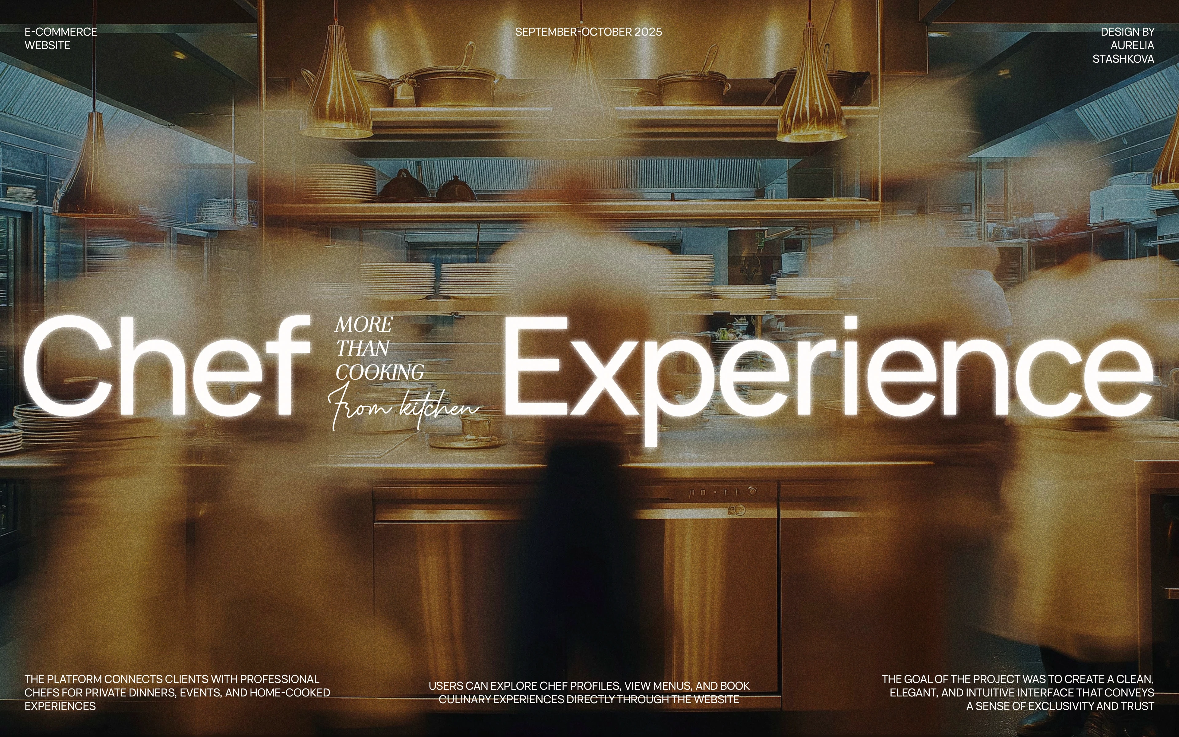 Private Chef Branding — Изображение №1 — Интерфейсы, Брендинг на Dprofile