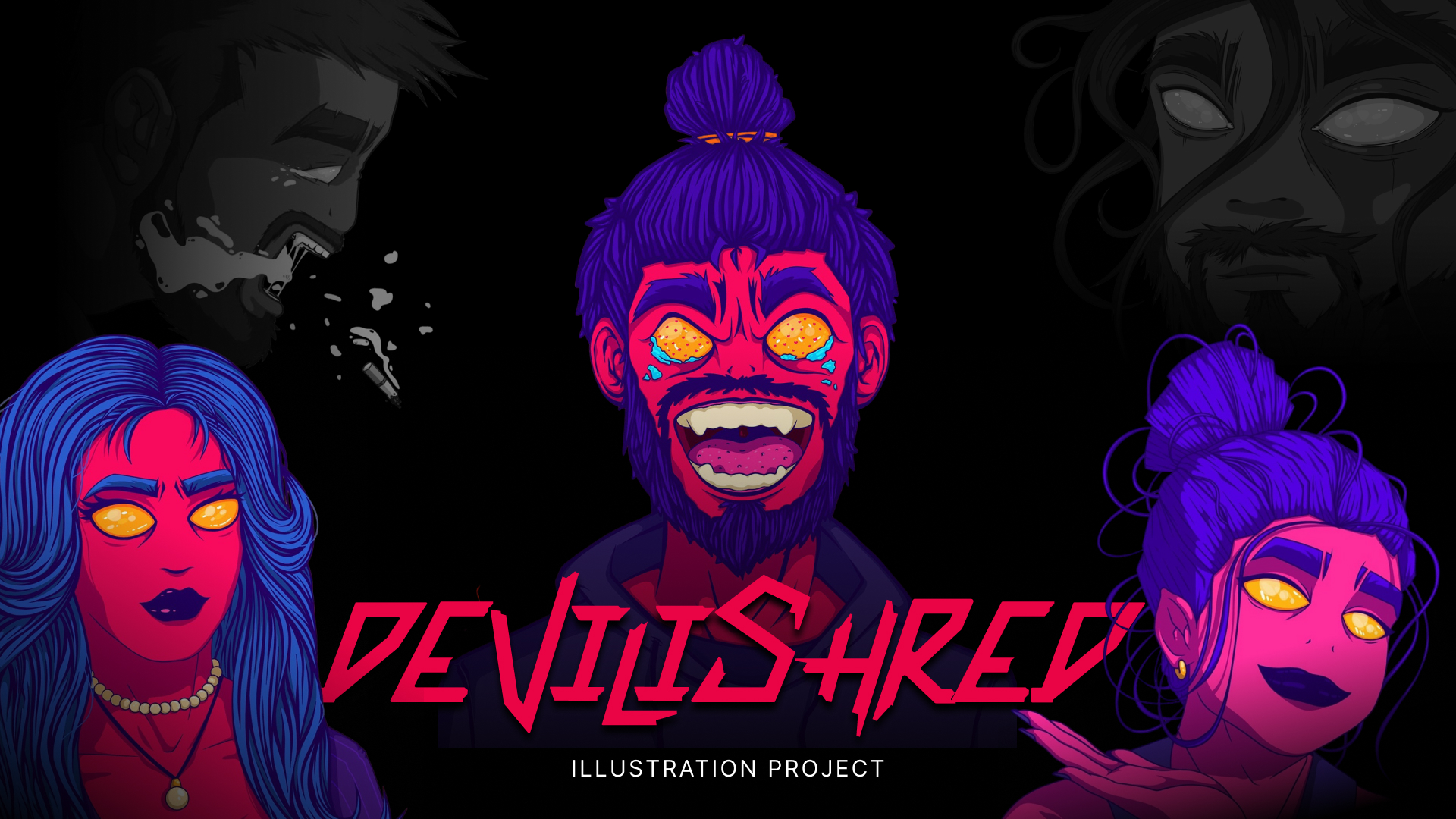 Devilishred | Иллюстрация — Изображение №1 — Иллюстрация на Dprofile