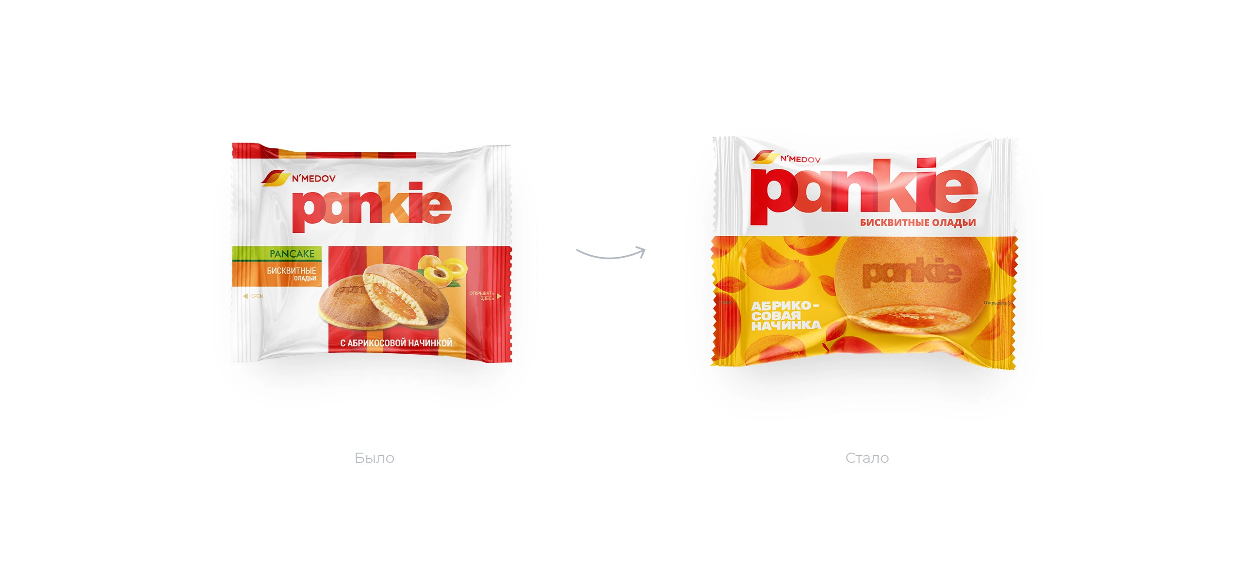 Pankie - бисквитные оладьи с начинкой — Изображение №2 — Брендинг, Иллюстрация на Dprofile