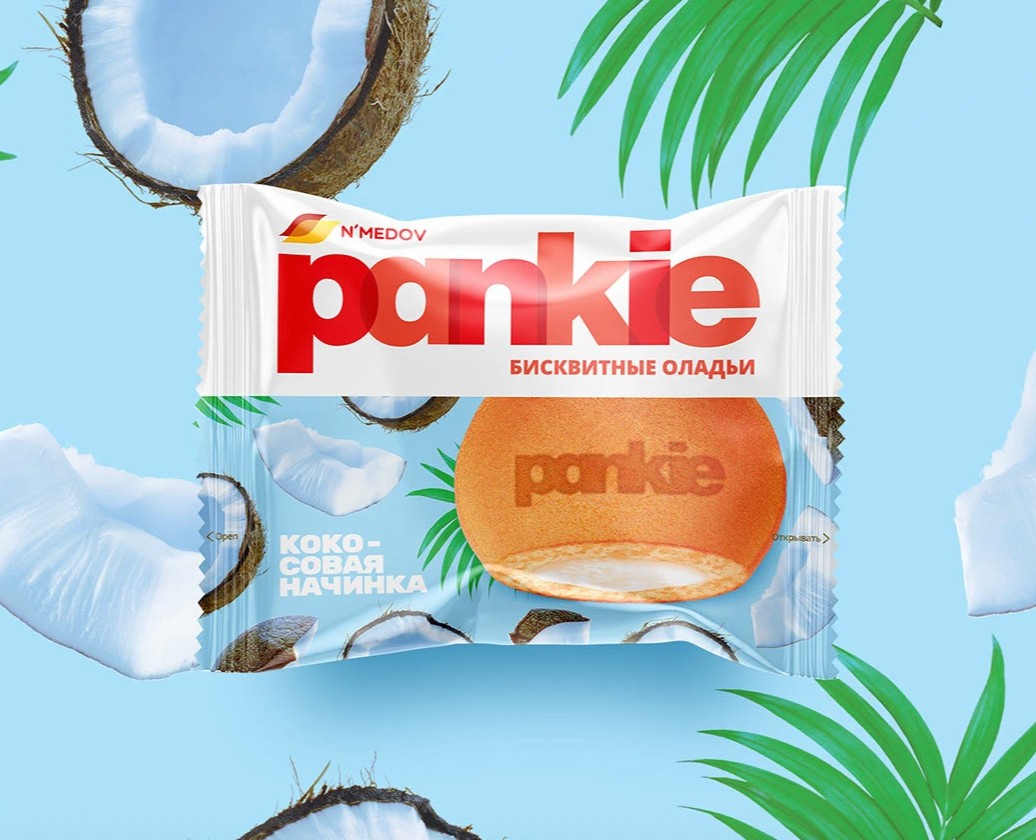 Pankie - бисквитные оладьи с начинкой — Брендинг, Иллюстрация на Dprofile