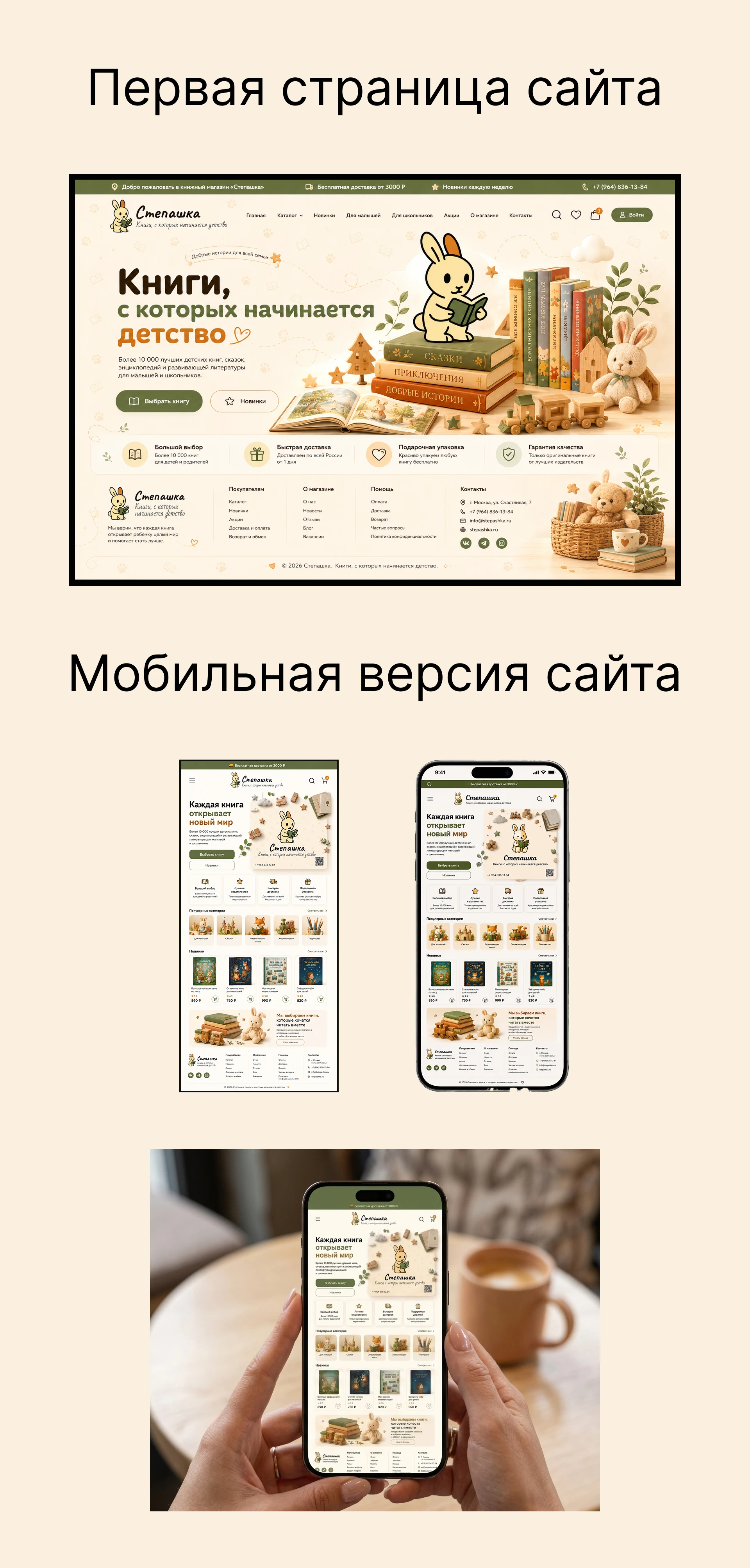 Фирменный стиль для книжного магазина "Степашка' — Изображение №16 — Брендинг на Dprofile