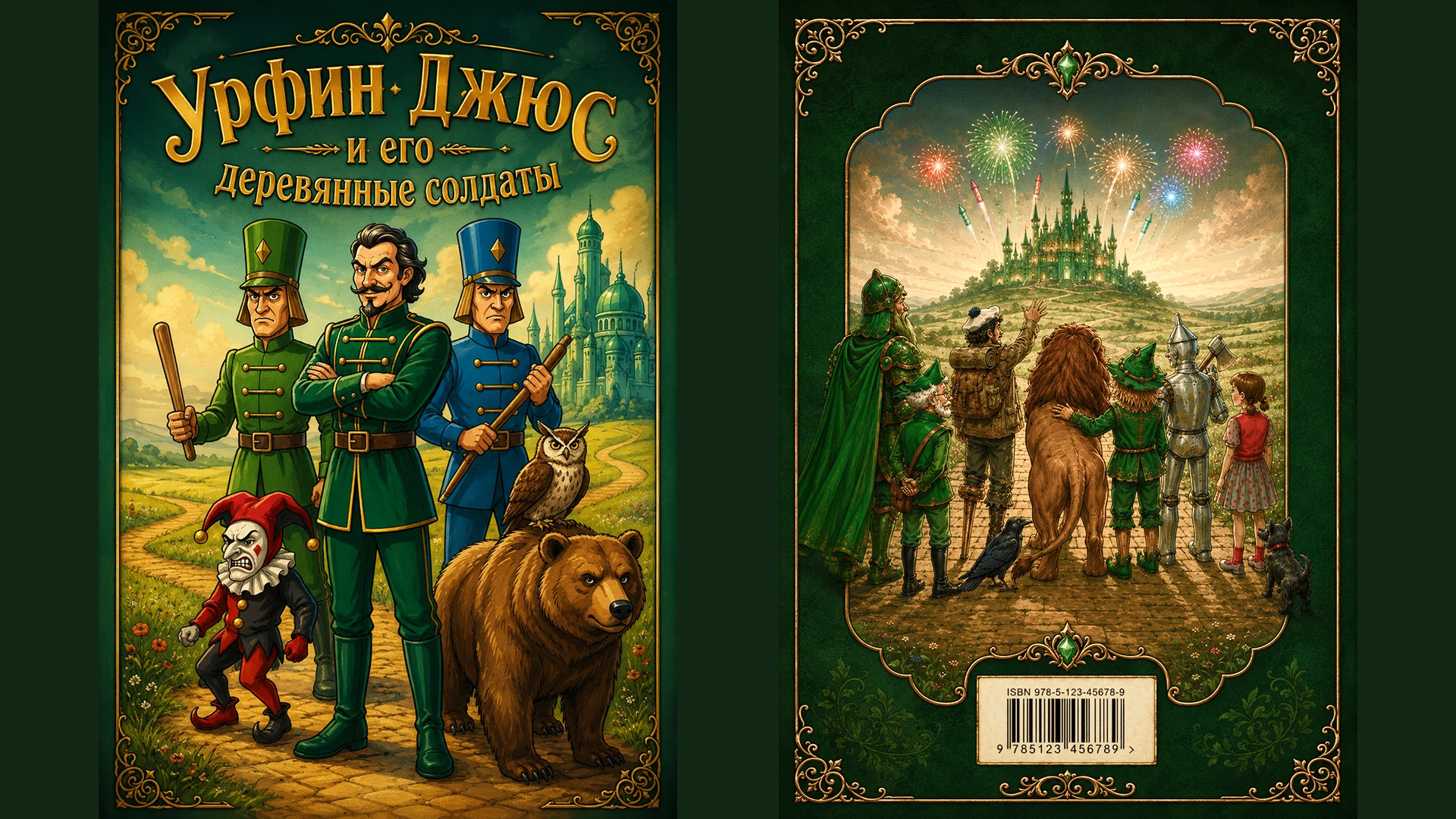 Иллюстрации к книге Урфин Джюс и его деревянные солдаты — Изображение №21 — Иллюстрация, Нейро на Dprofile
