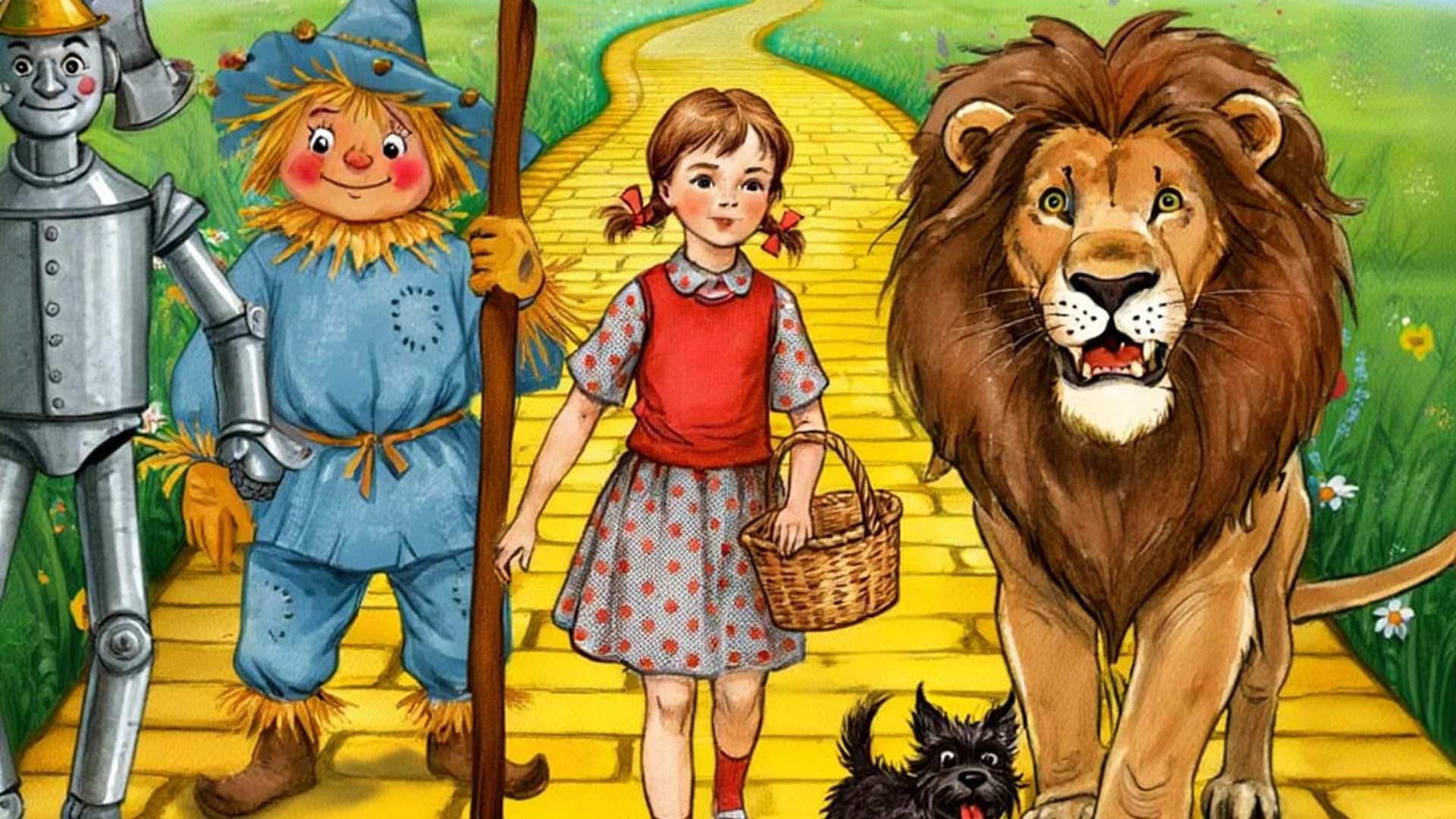 Иллюстрации к книге А.Волкова Волшебник Изумрудного Города — Изображение №21 — Иллюстрация, Графика на Dprofile