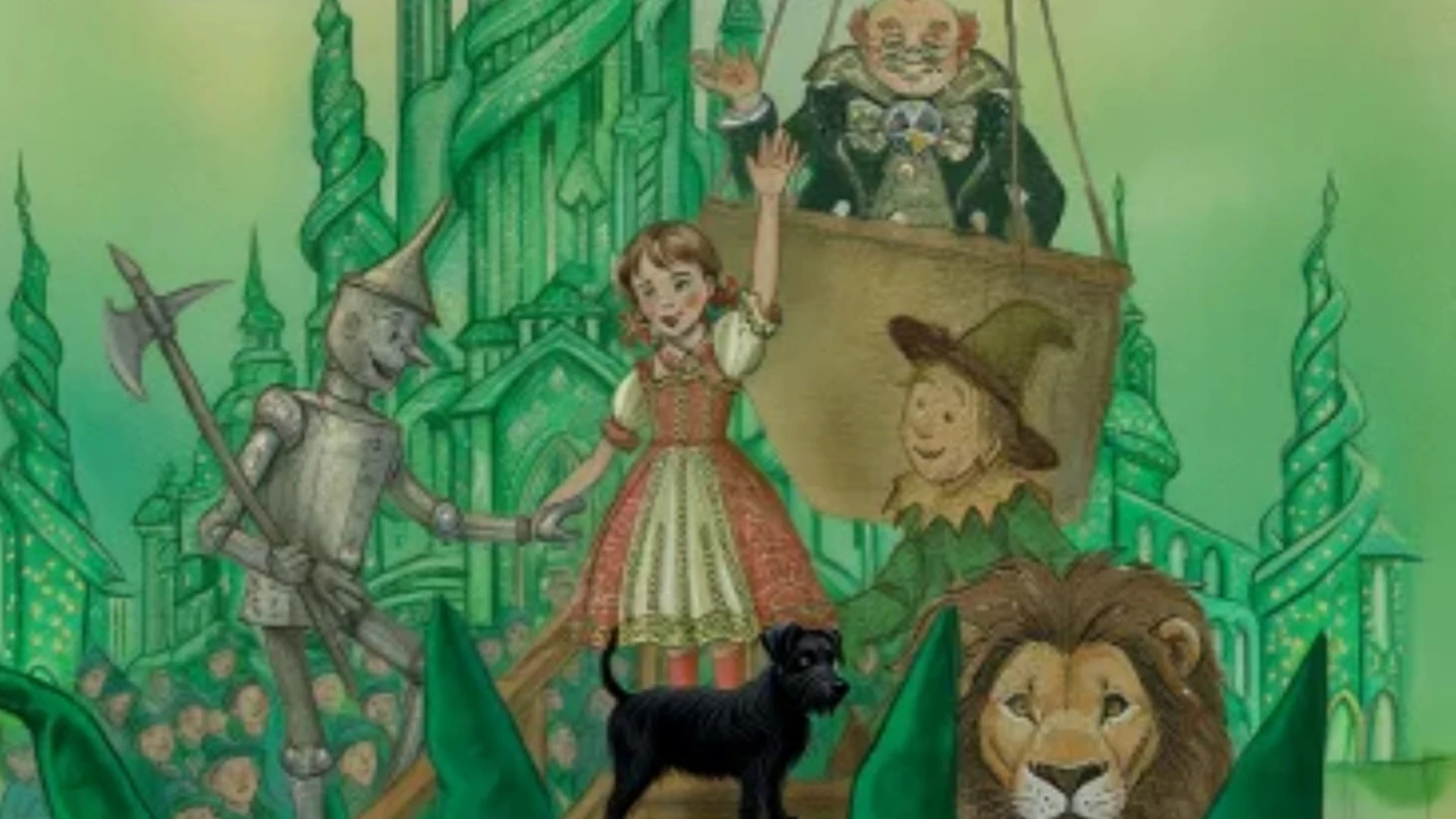 Иллюстрации к книге А.Волкова Волшебник Изумрудного Города — Изображение №19 — Иллюстрация, Графика на Dprofile