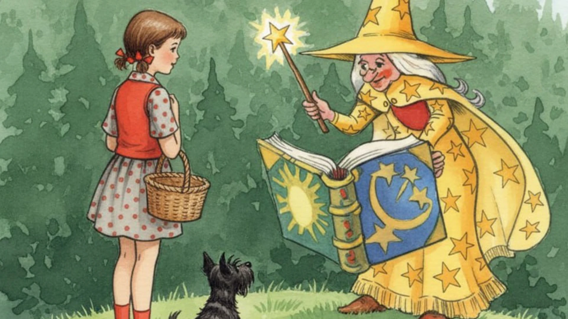 Иллюстрации к книге А.Волкова Волшебник Изумрудного Города — Изображение №17 — Иллюстрация, Графика на Dprofile