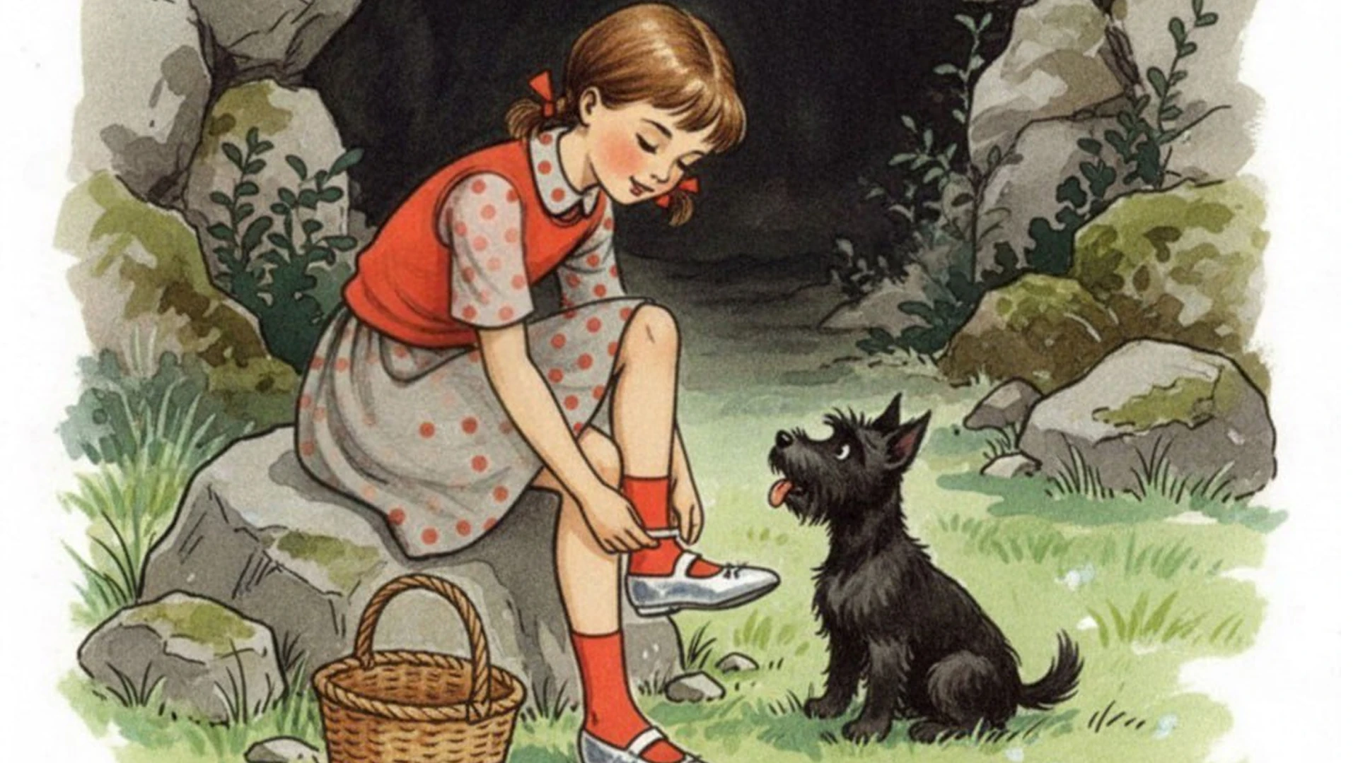 Иллюстрации к книге А.Волкова Волшебник Изумрудного Города — Изображение №2 — Иллюстрация, Графика на Dprofile