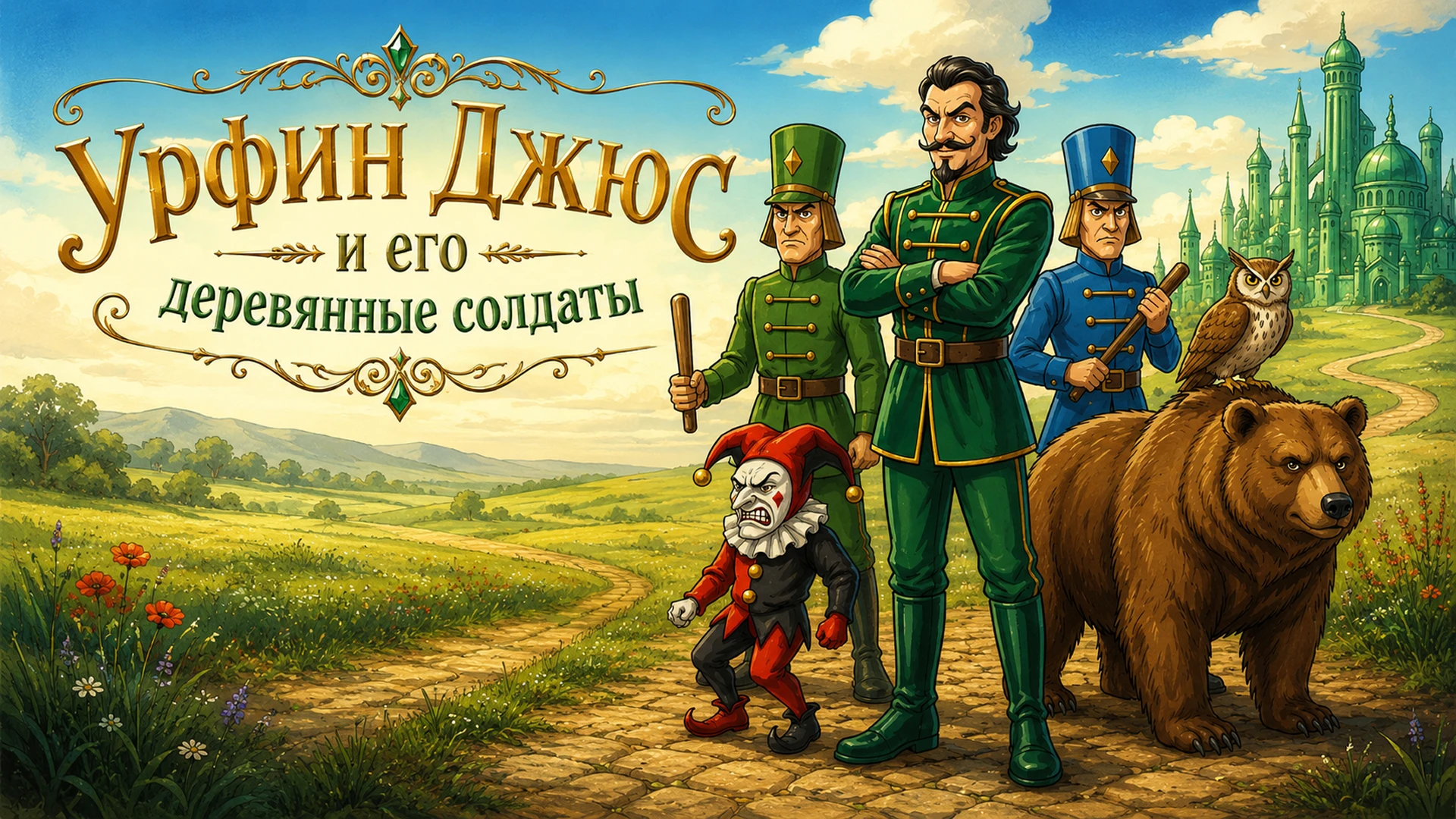Иллюстрации к книге Урфин Джюс и его деревянные солдаты — Изображение №1 — Иллюстрация, Нейро на Dprofile