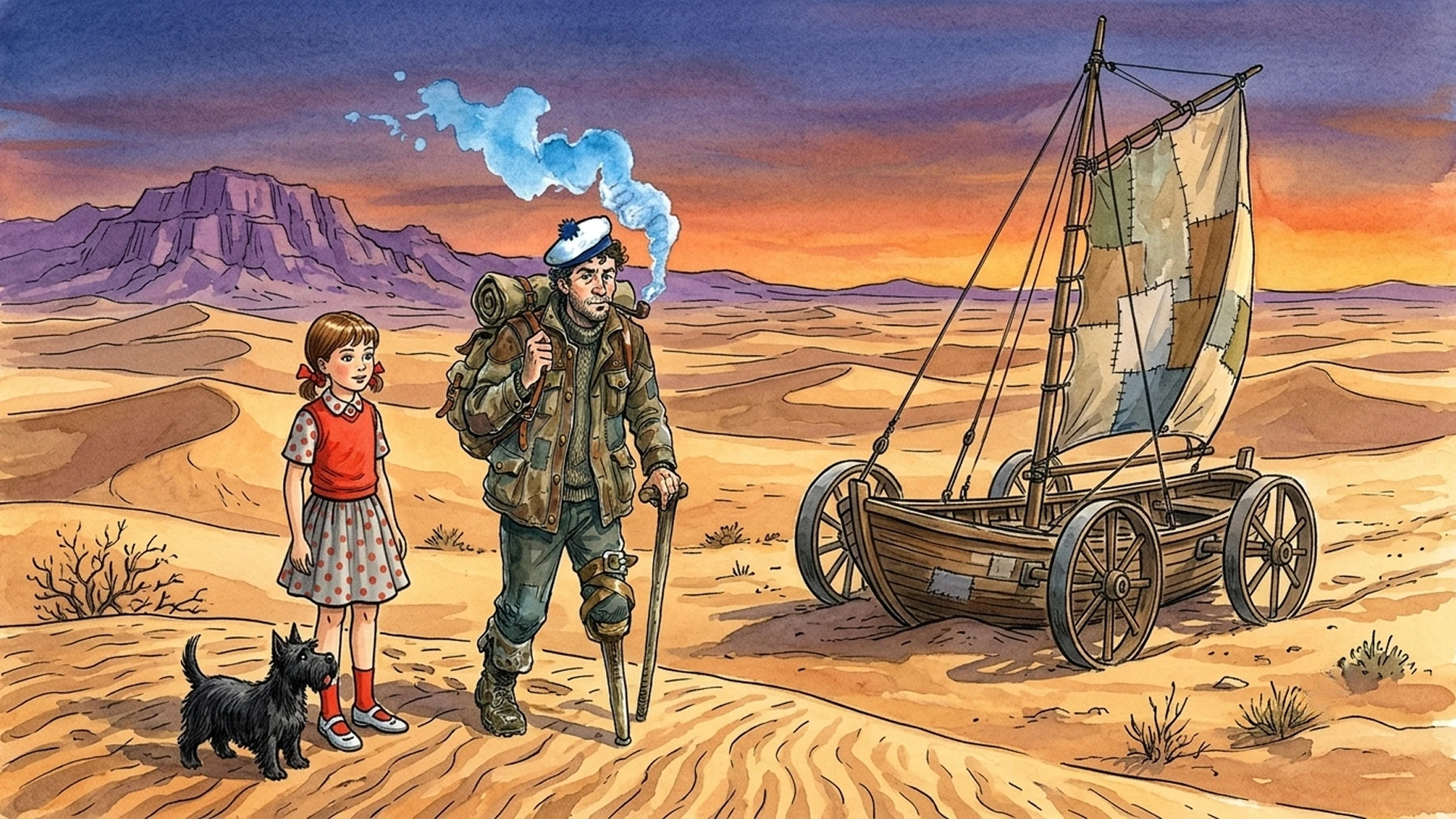 Иллюстрации к книге Урфин Джюс и его деревянные солдаты — Изображение №9 — Иллюстрация, Нейро на Dprofile