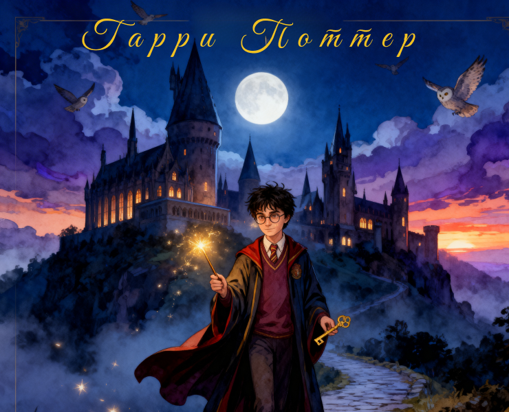 Иллюстрации к книге Джоан Роулинг "Гарри Поттер" — Иллюстрация, Графика на Dprofile