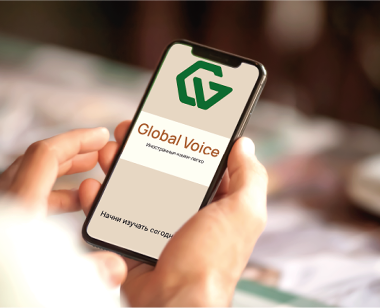 разработка логотипа для школы иностранных языков Global Voi… — Брендинг, Маркетинг на Dprofile