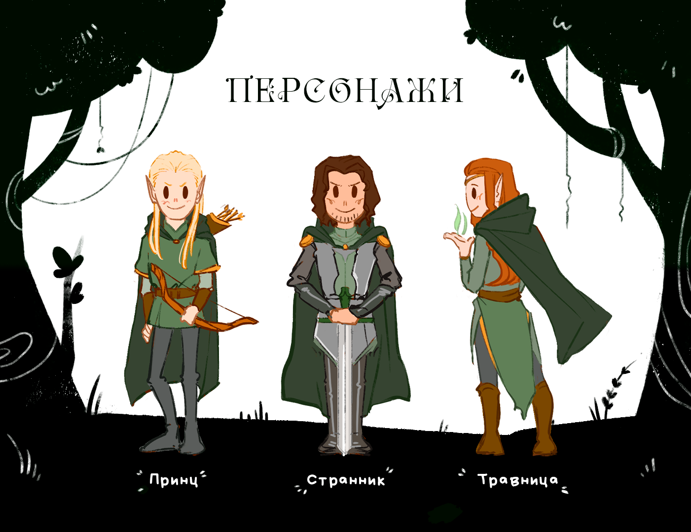 Настольная игра "Хранители Лихолесья" — Изображение №3 — Брендинг, Иллюстрация на Dprofile