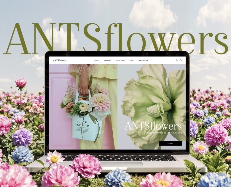 Интернет магазин цветов — Интерфейсы на Dprofile