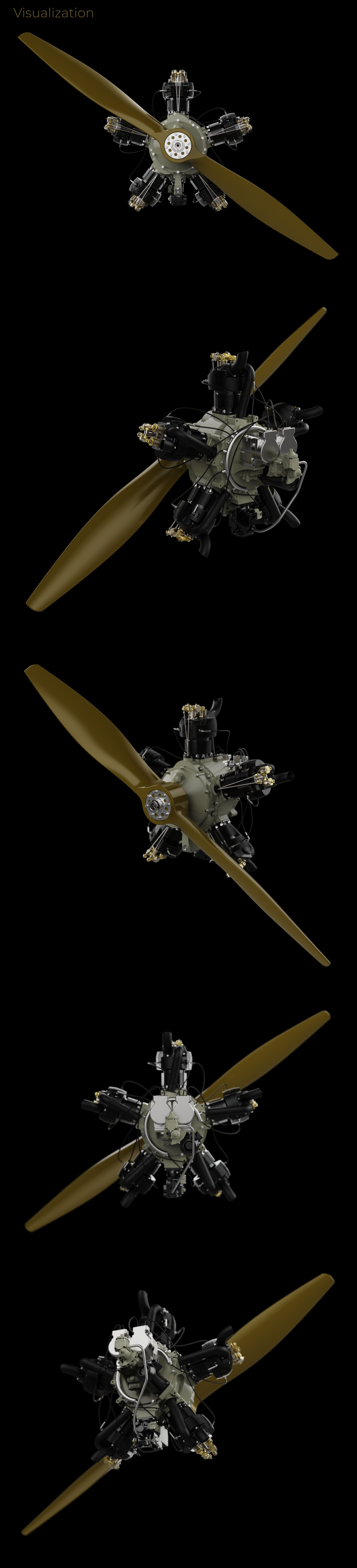 Авиадвигатель М-11 — Изображение №5 — 3D, Промдизайн на Dprofile