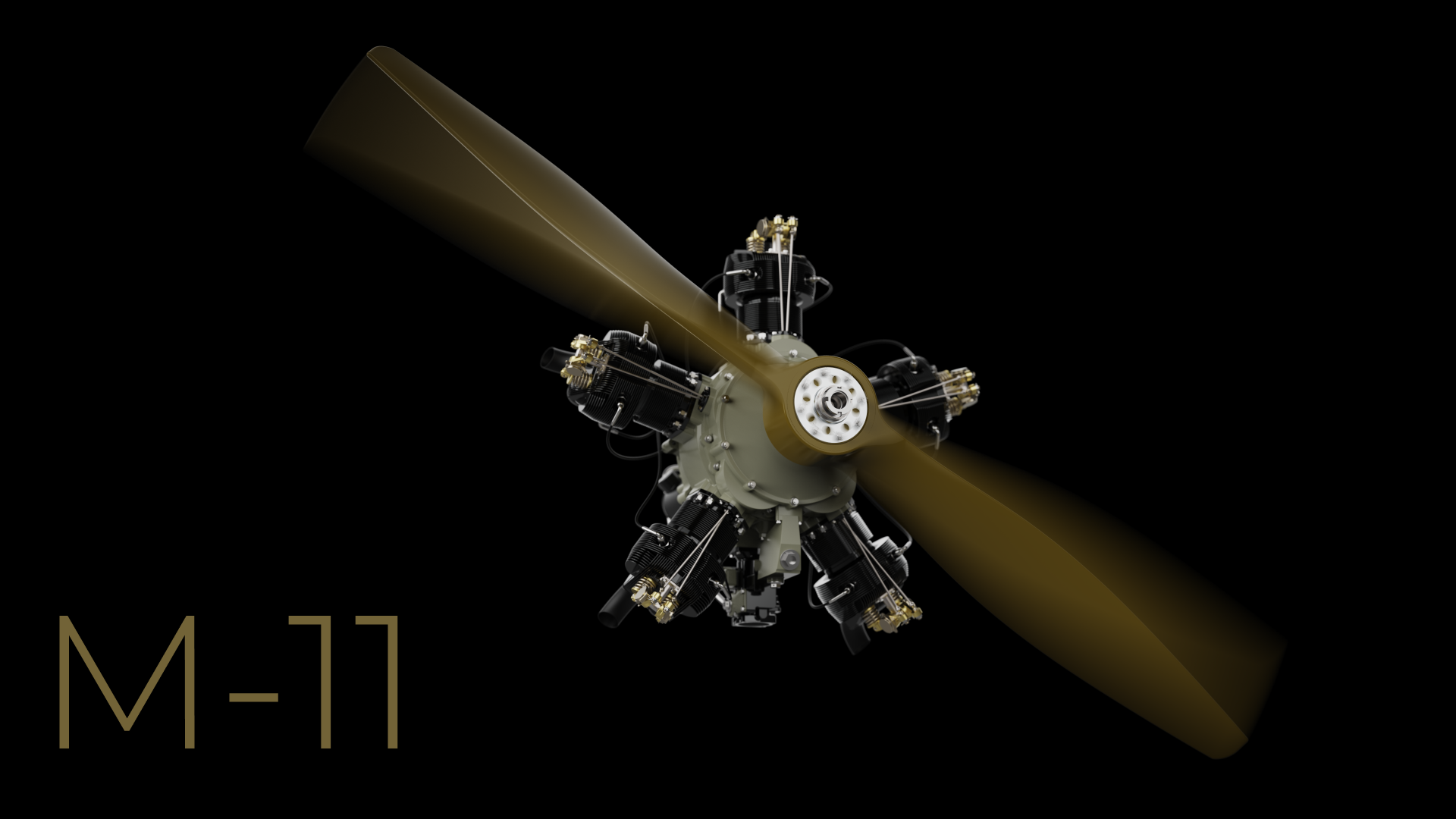 Авиадвигатель М-11 — Изображение №1 — 3D, Промдизайн на Dprofile