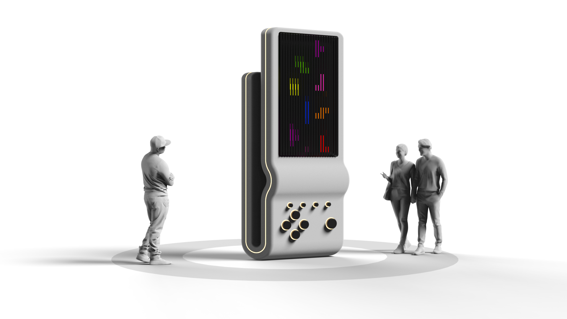 Арт-объект "Тетрис" — Изображение №9 — 3D, Промдизайн на Dprofile