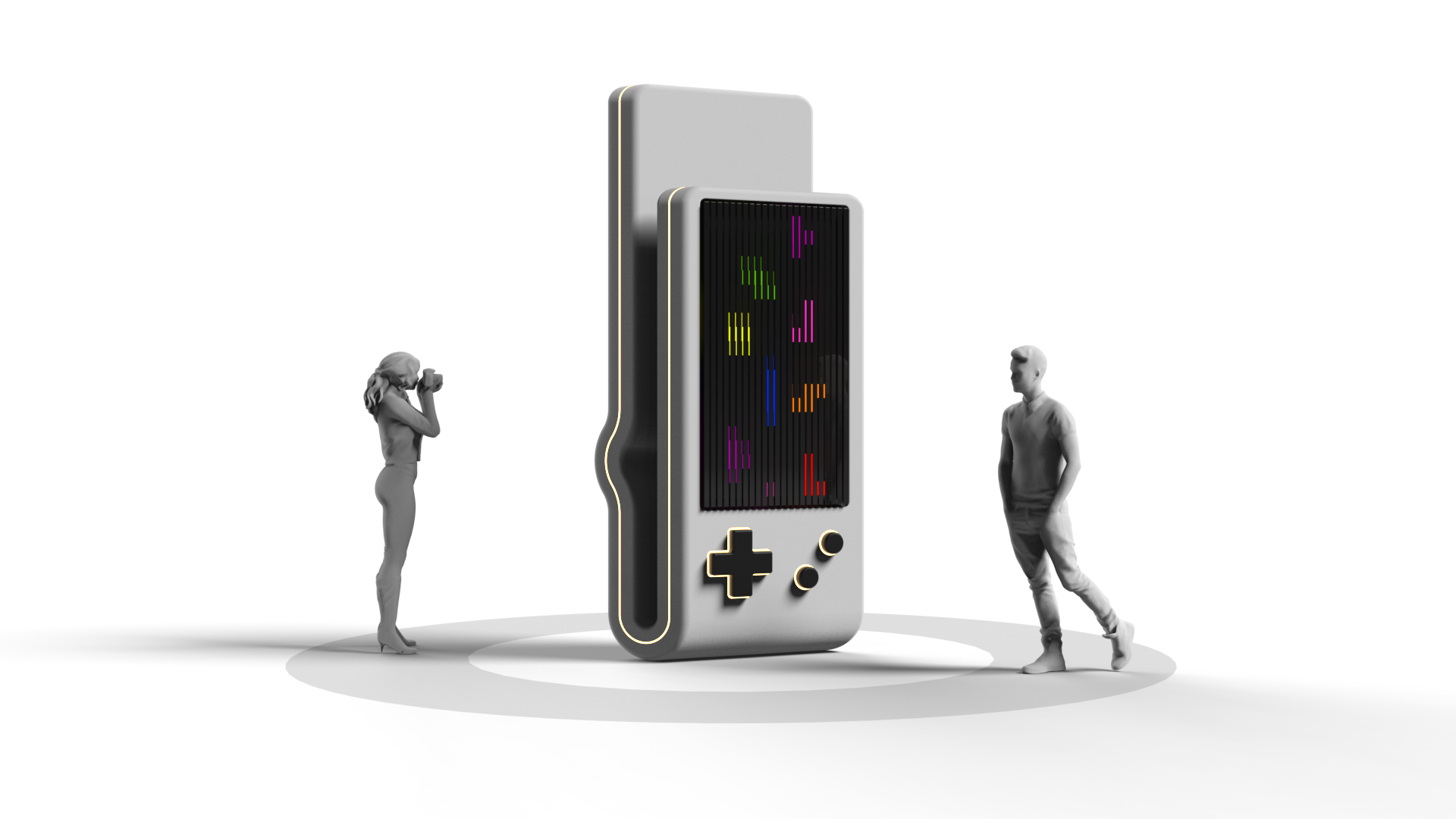 Арт-объект "Тетрис" — Изображение №8 — 3D, Промдизайн на Dprofile