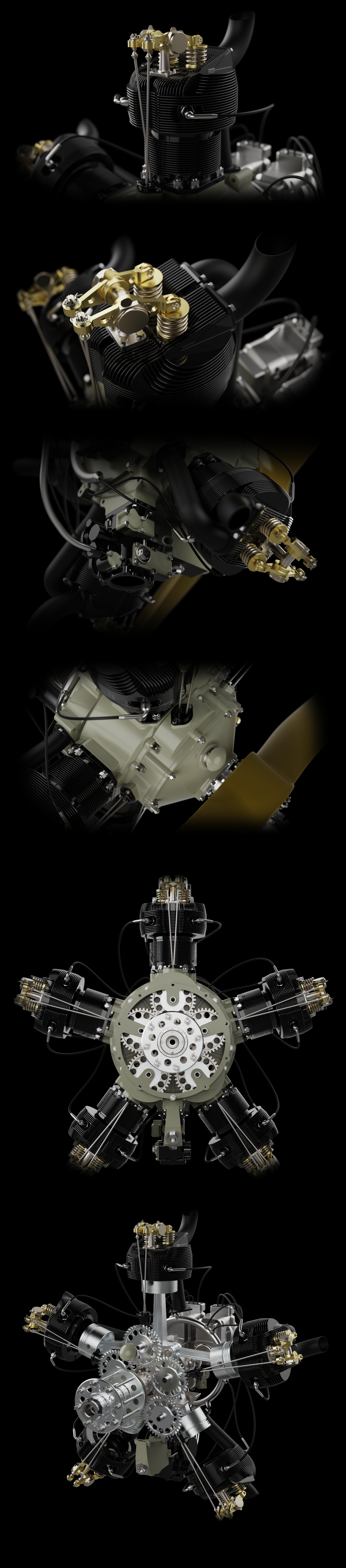 Авиадвигатель М-11 — Изображение №6 — 3D, Промдизайн на Dprofile