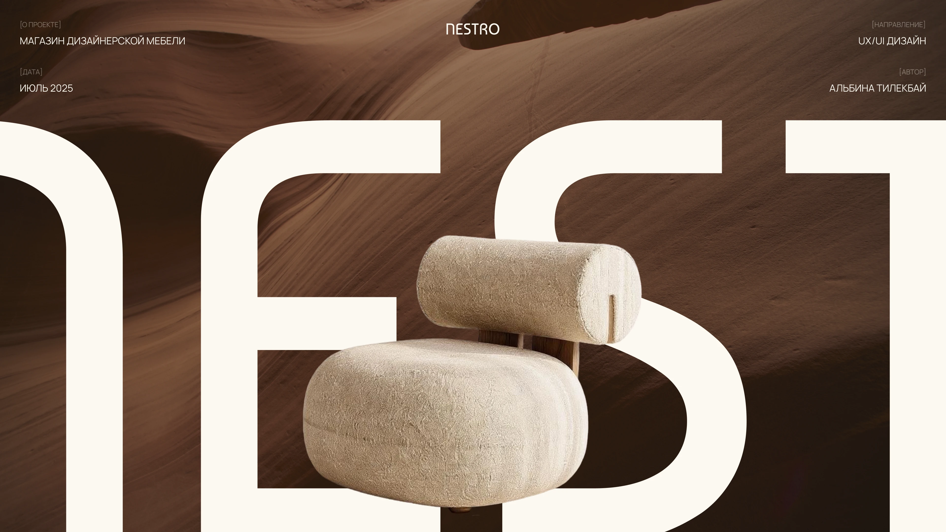 Магазин дизайнерской мебели | Nestro — Изображение №1 — Интерфейсы на Dprofile