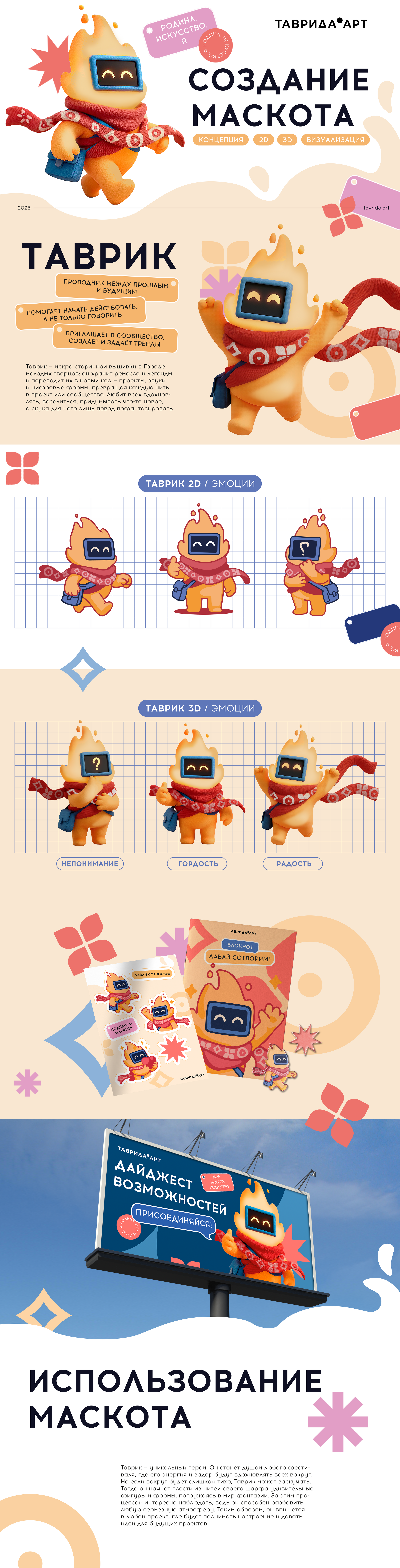 Маскот для "Таврида.АРТ" — Изображение №1 — Брендинг, Иллюстрация на Dprofile