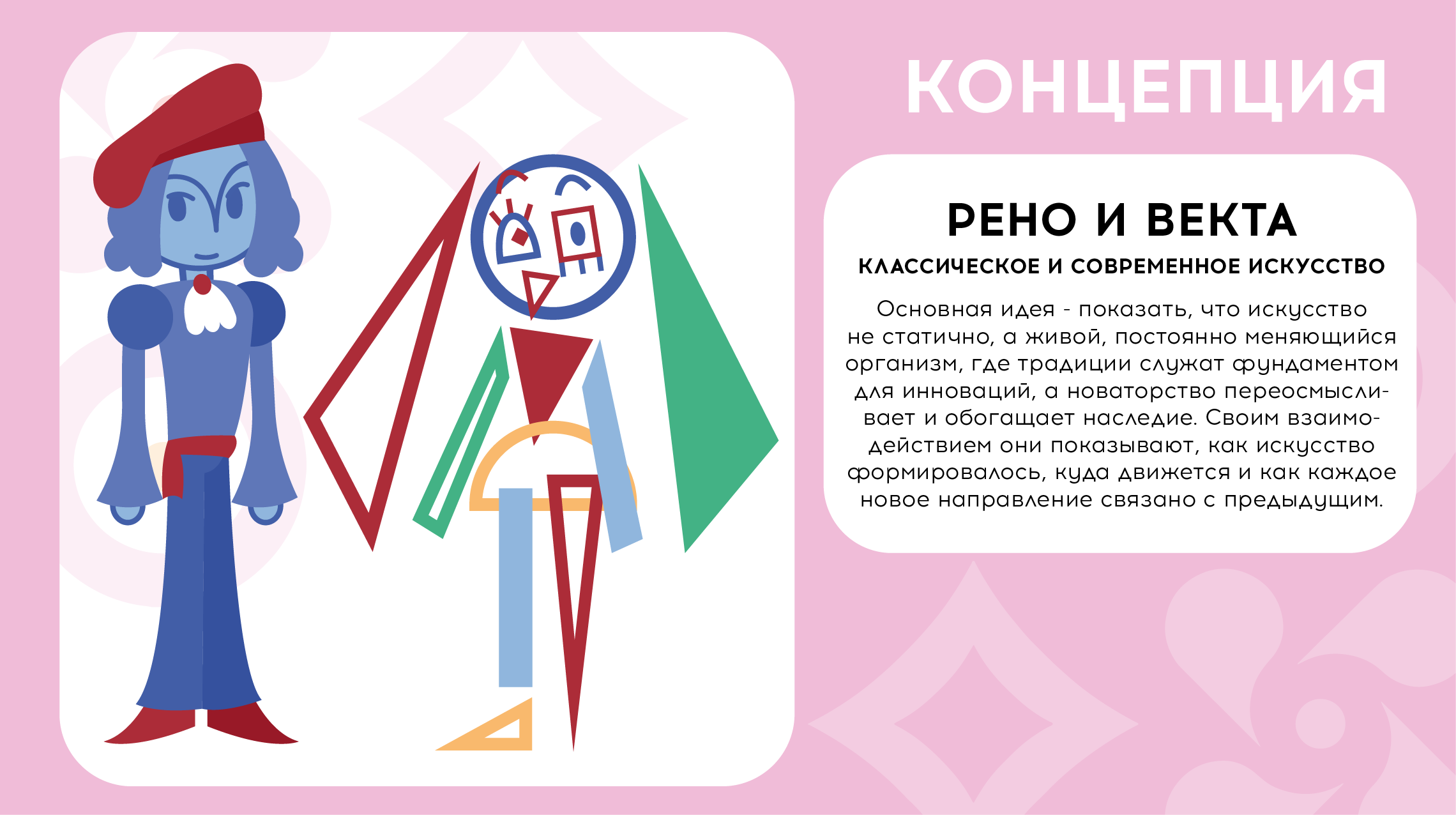 Маскоты для "Таврида.АРТ": Рено и Векта — Изображение №2 — Иллюстрация на Dprofile