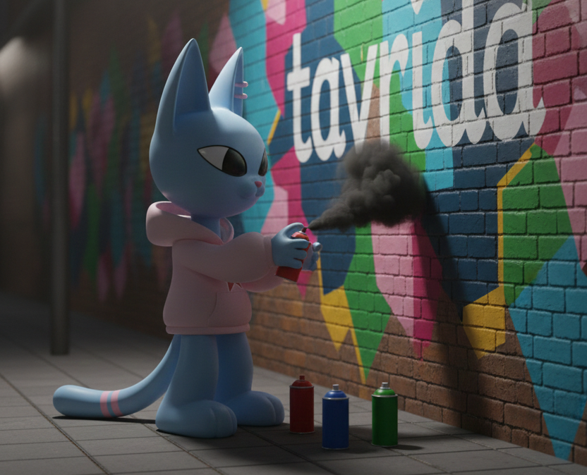 Маскот для Таврида.Арт — Брендинг на Dprofile