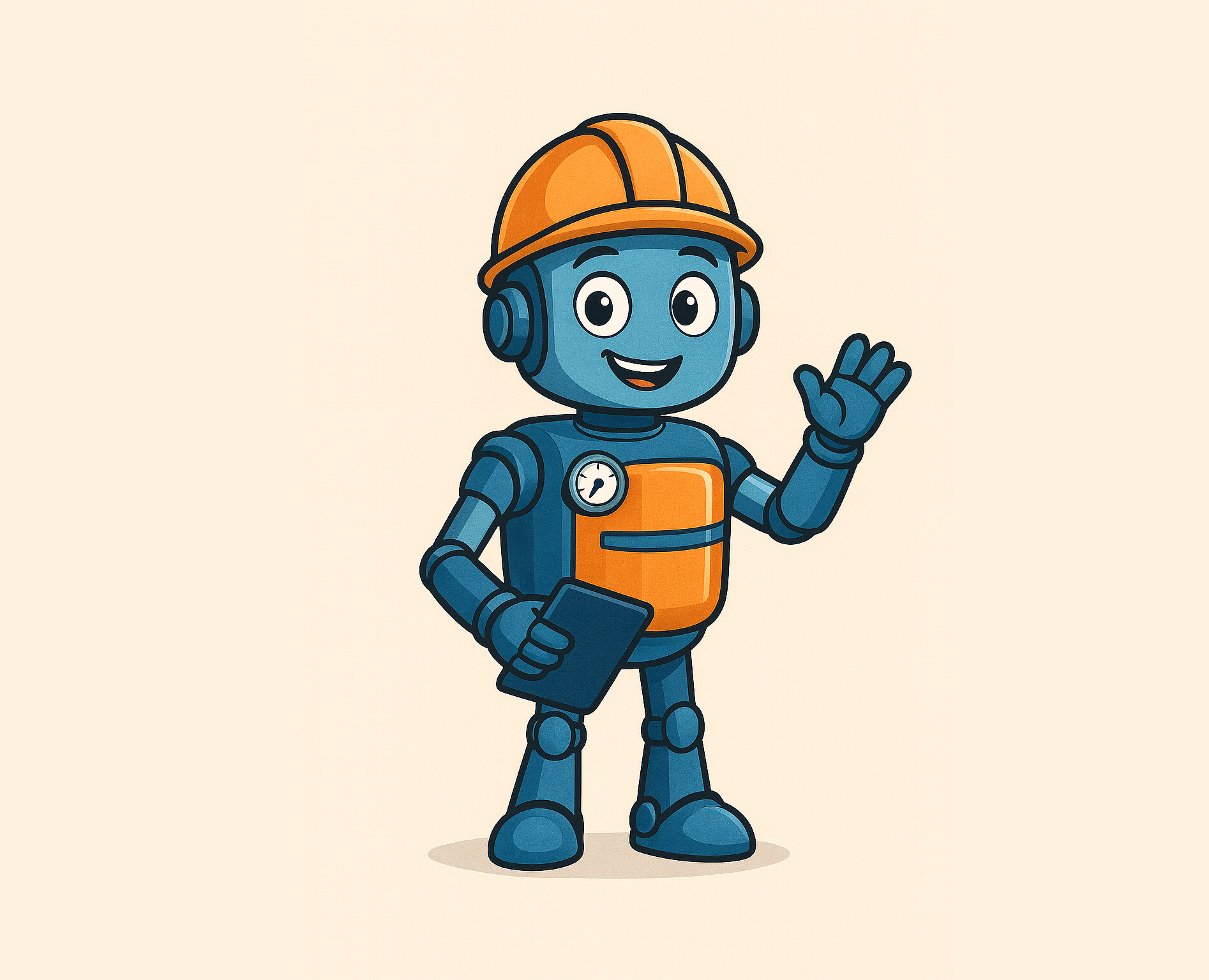 Маскот Робот Ваттсон — Брендинг на Dprofile