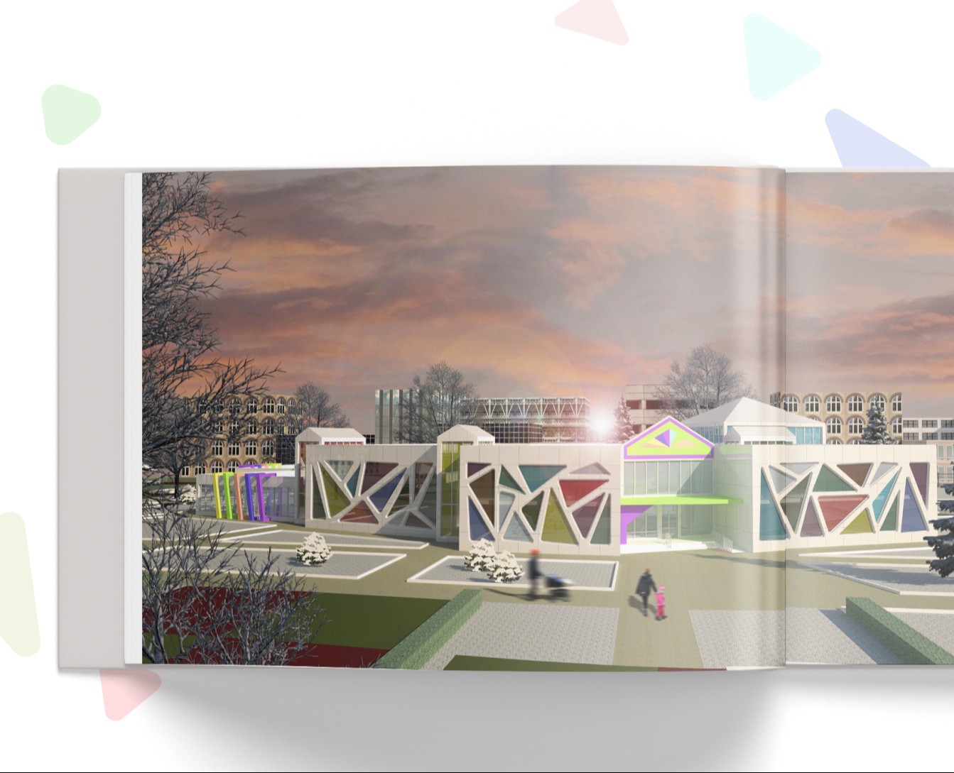 Детский сад "Калейдоскоп" — Графика, 3D на Dprofile