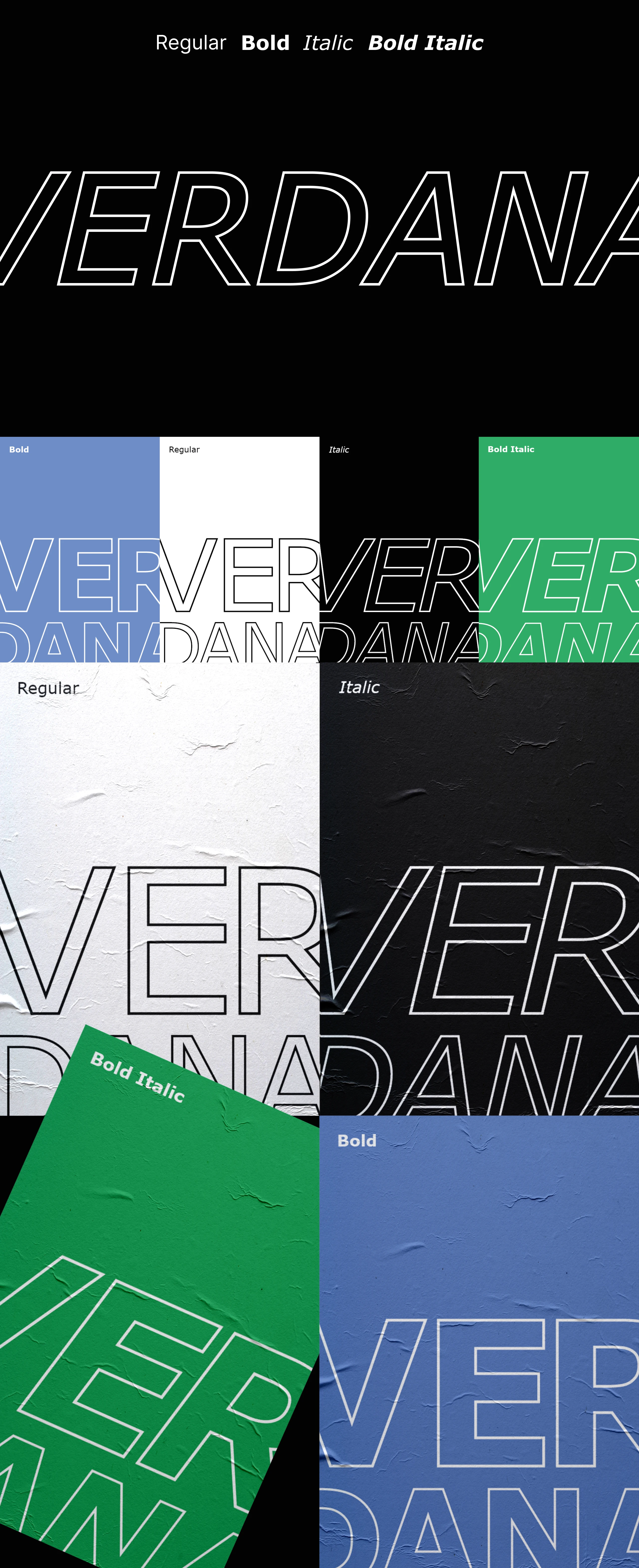 VERDANA font — Изображение №1 — Графика на Dprofile