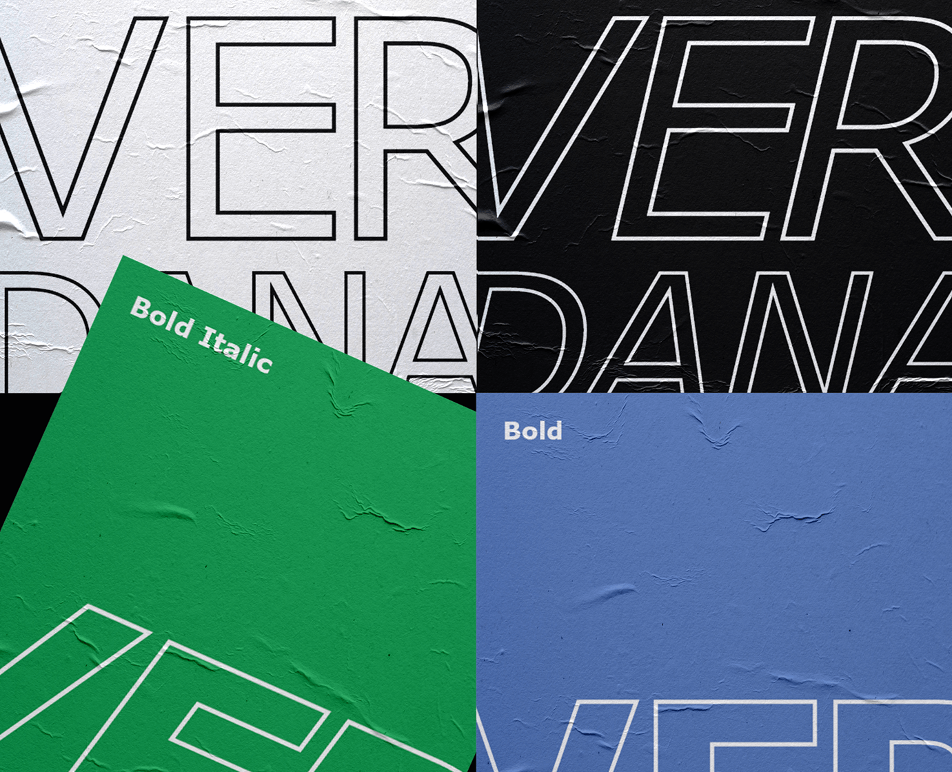 VERDANA font — Графика на Dprofile