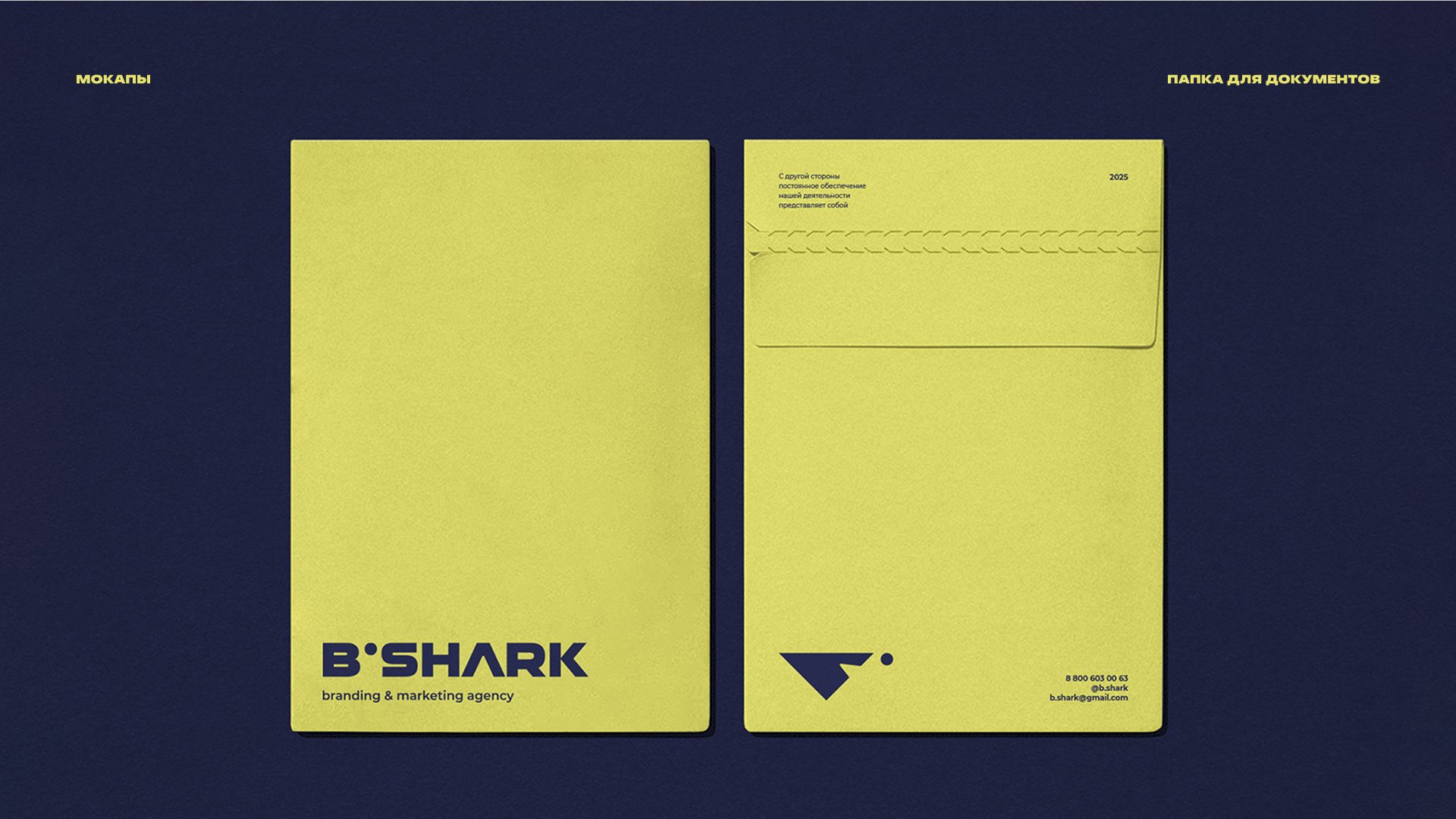 Фирменный стиль для агенства по брендингу B.SHARK — Изображение №19 — Брендинг, Графика на Dprofile
